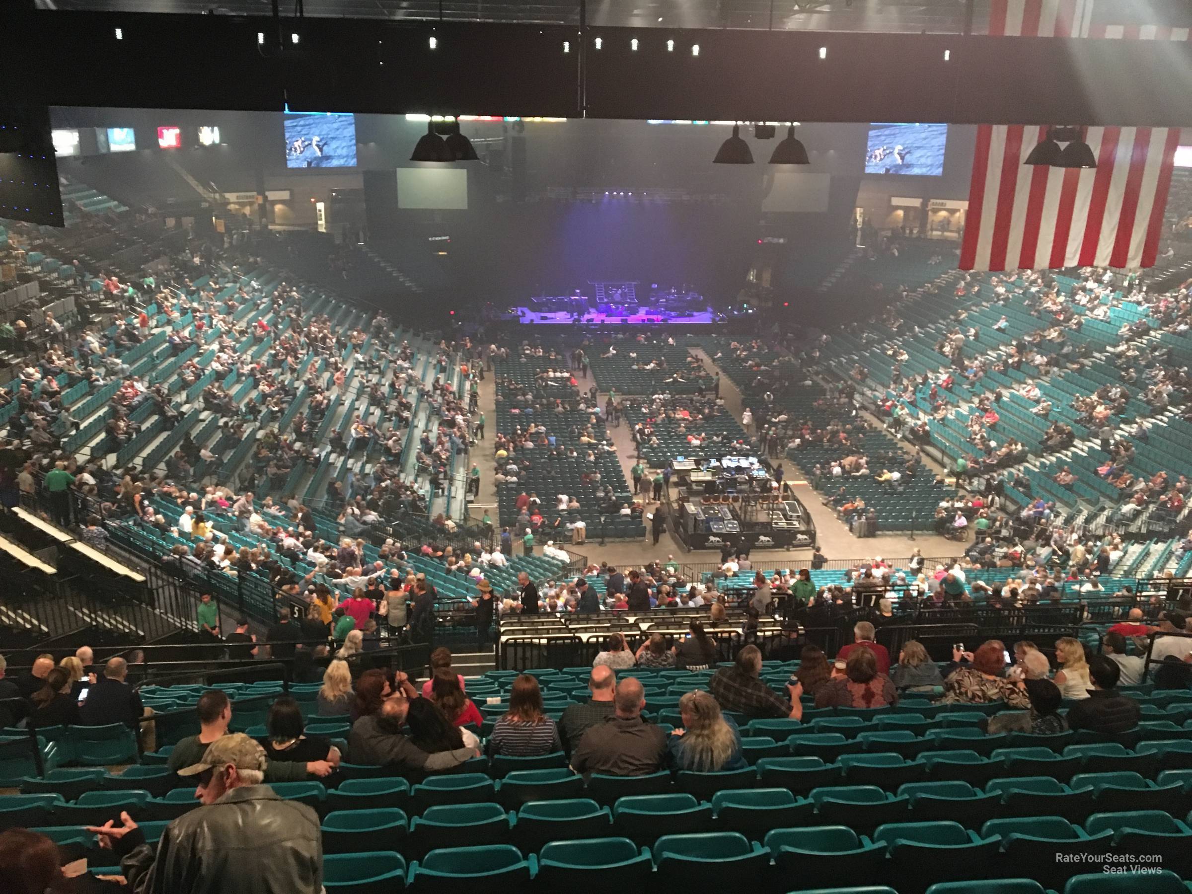 MGM Grand Garden Arena Section 203 - RateYourSeats.com