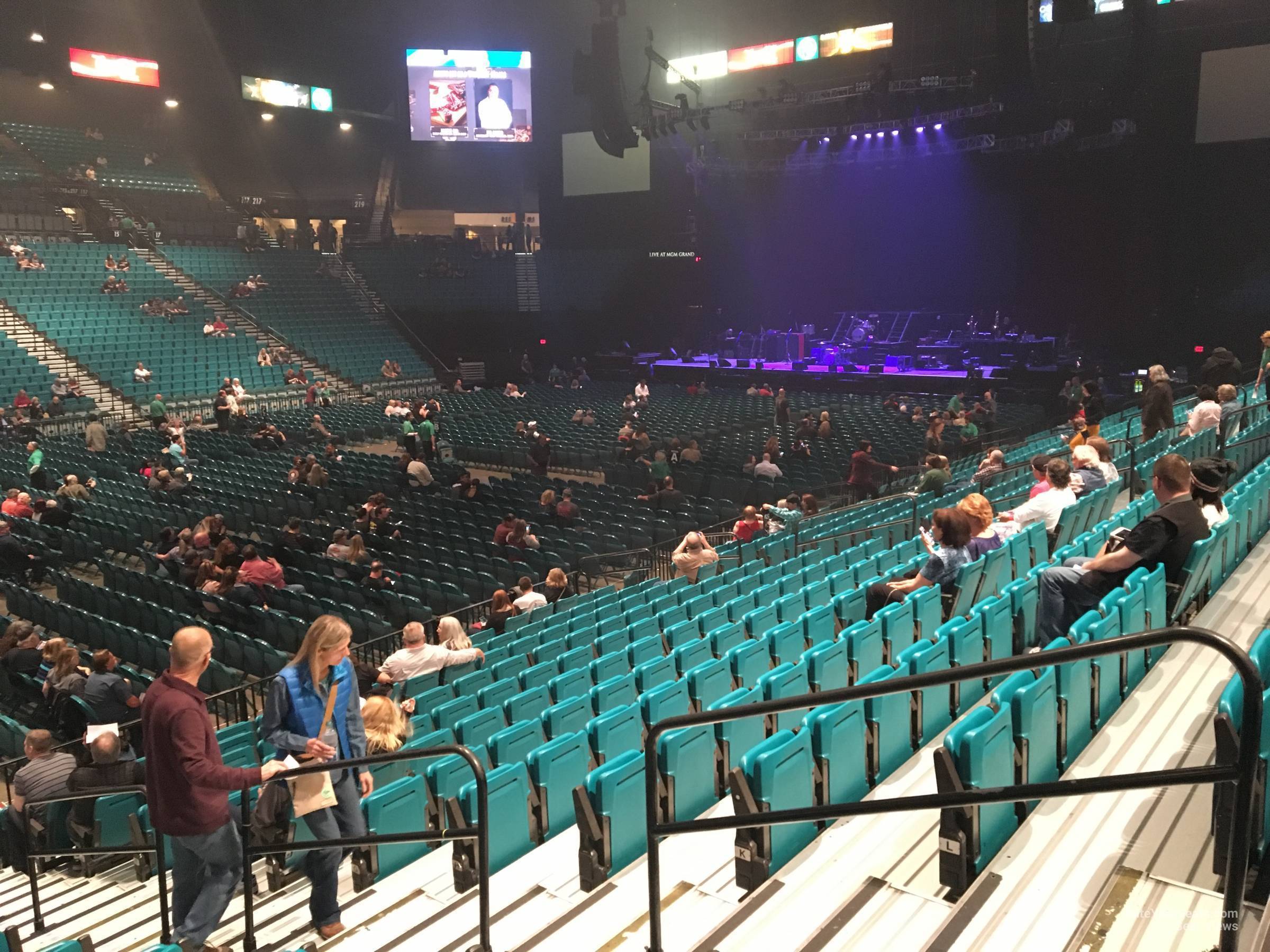 Mgm Garden Arena Detailed Seating Chart