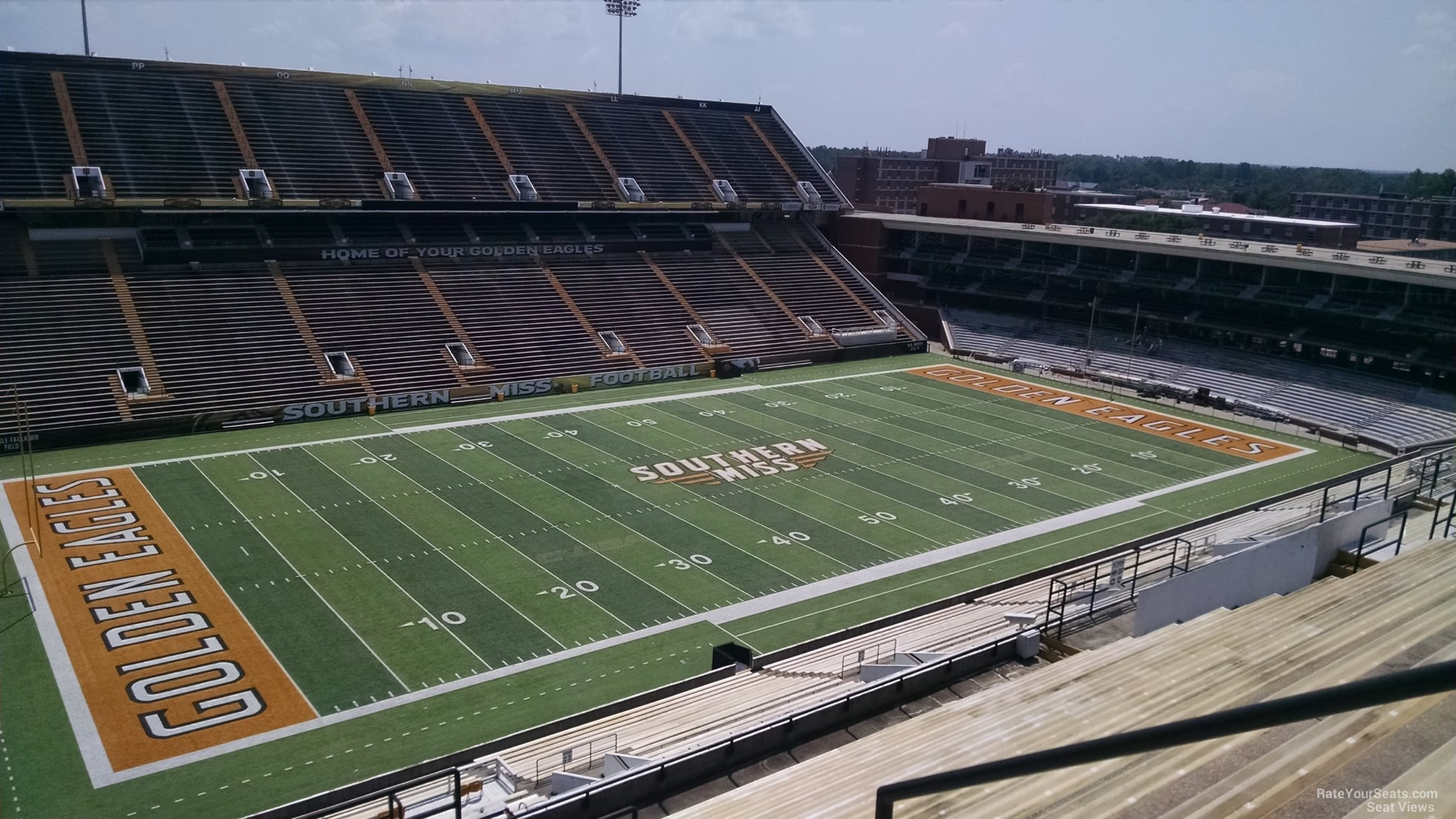 section ii, row 15 seat view  - m.m. roberts stadium