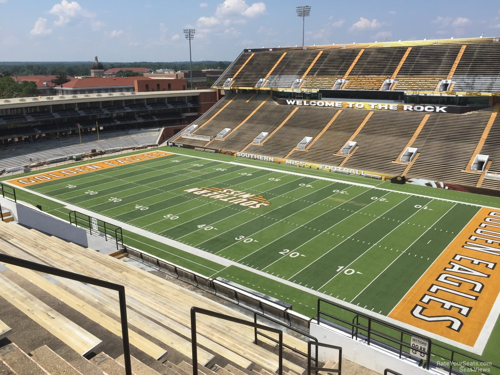 section rr, row 15 seat view  - m.m. roberts stadium