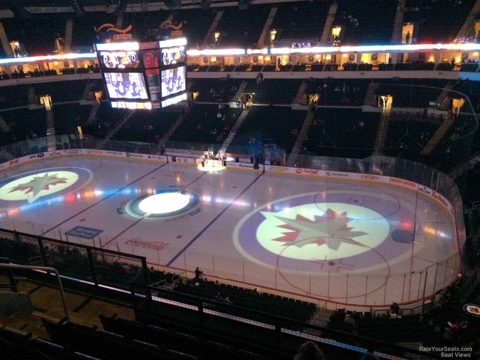 section 303, row 6 seat view  for hockey - canada life centre