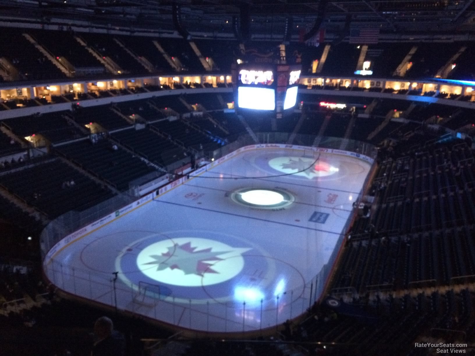 section 311, row 6 seat view  for hockey - canada life centre