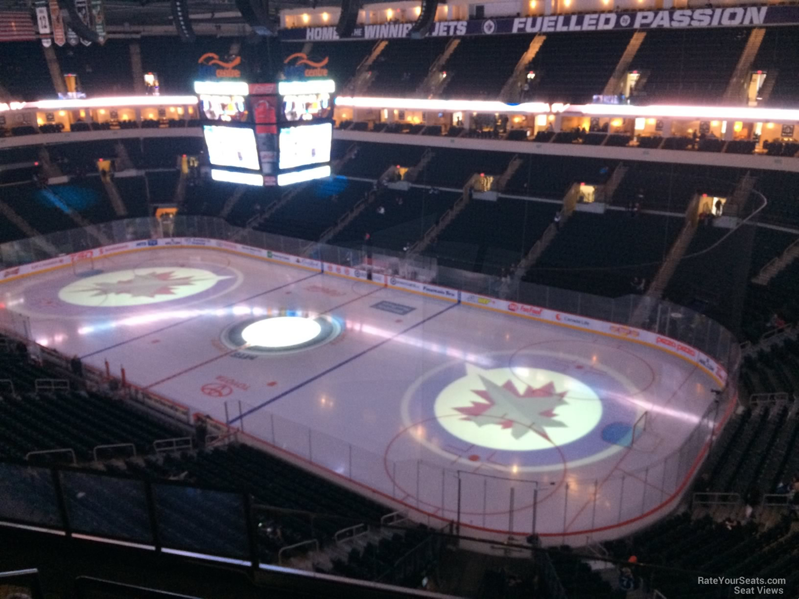 section 317, row 6 seat view  for hockey - canada life centre
