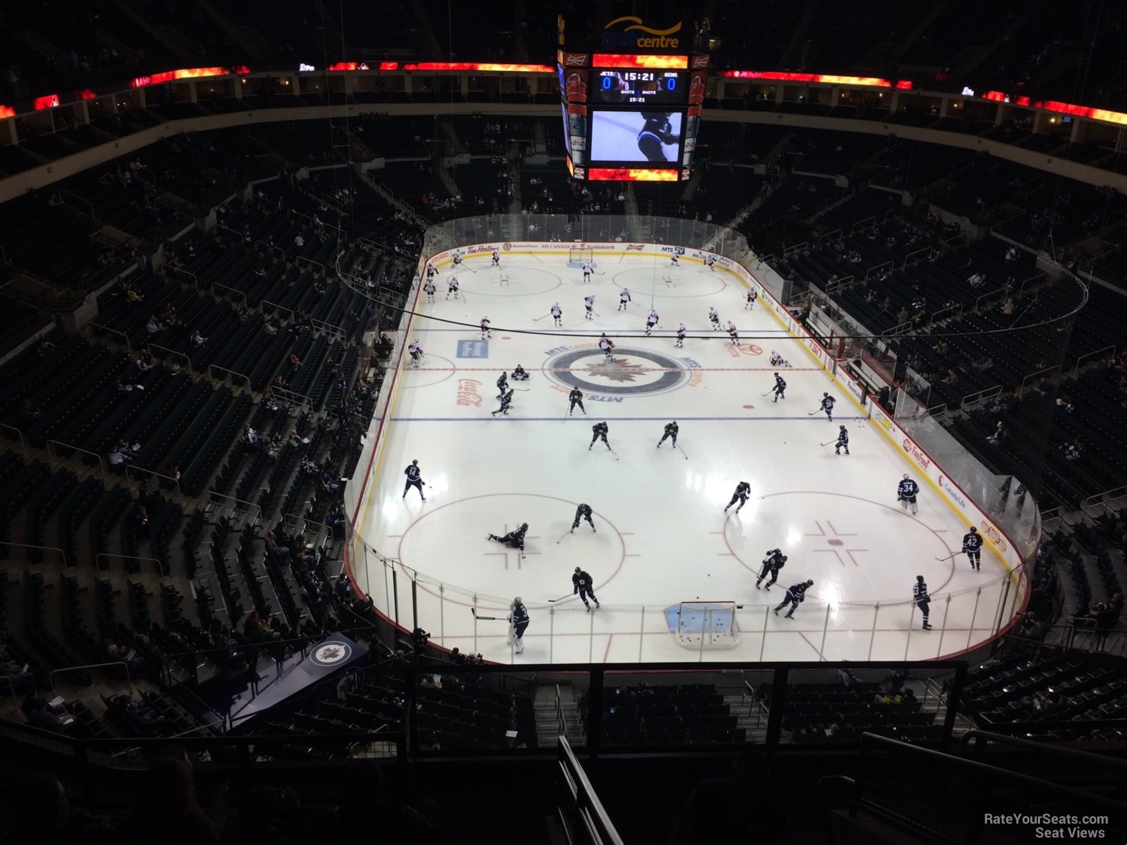 section 329, row 6 seat view  for hockey - canada life centre