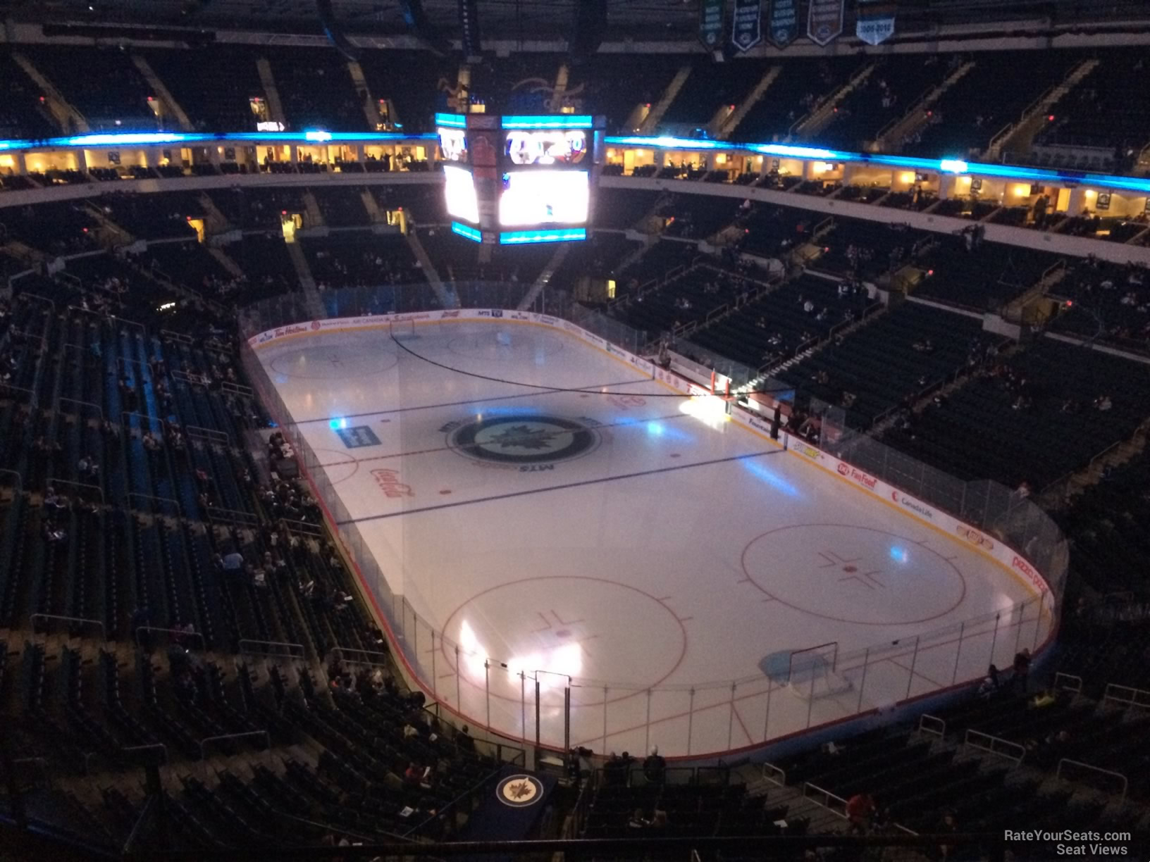 section 330, row 6 seat view  for hockey - canada life centre