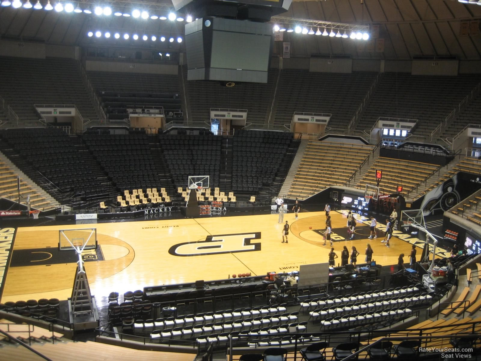 section 103, row 10 seat view  - mackey arena