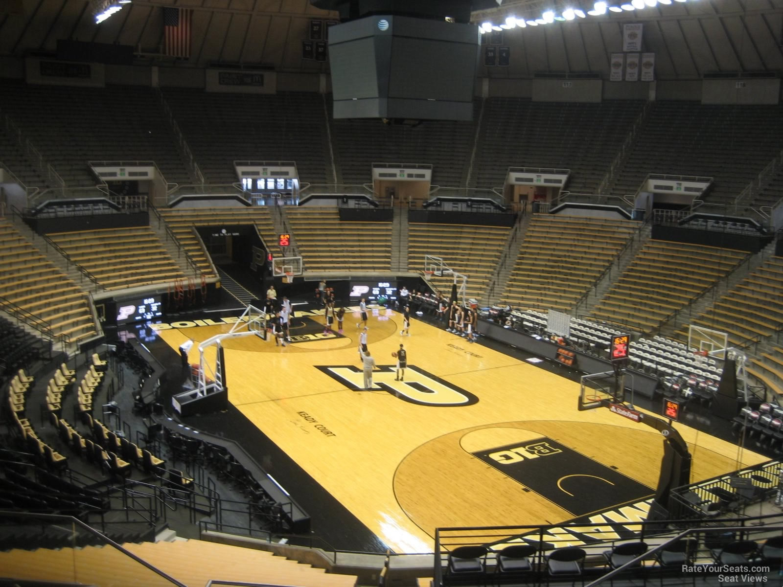 section 108, row 10 seat view  - mackey arena
