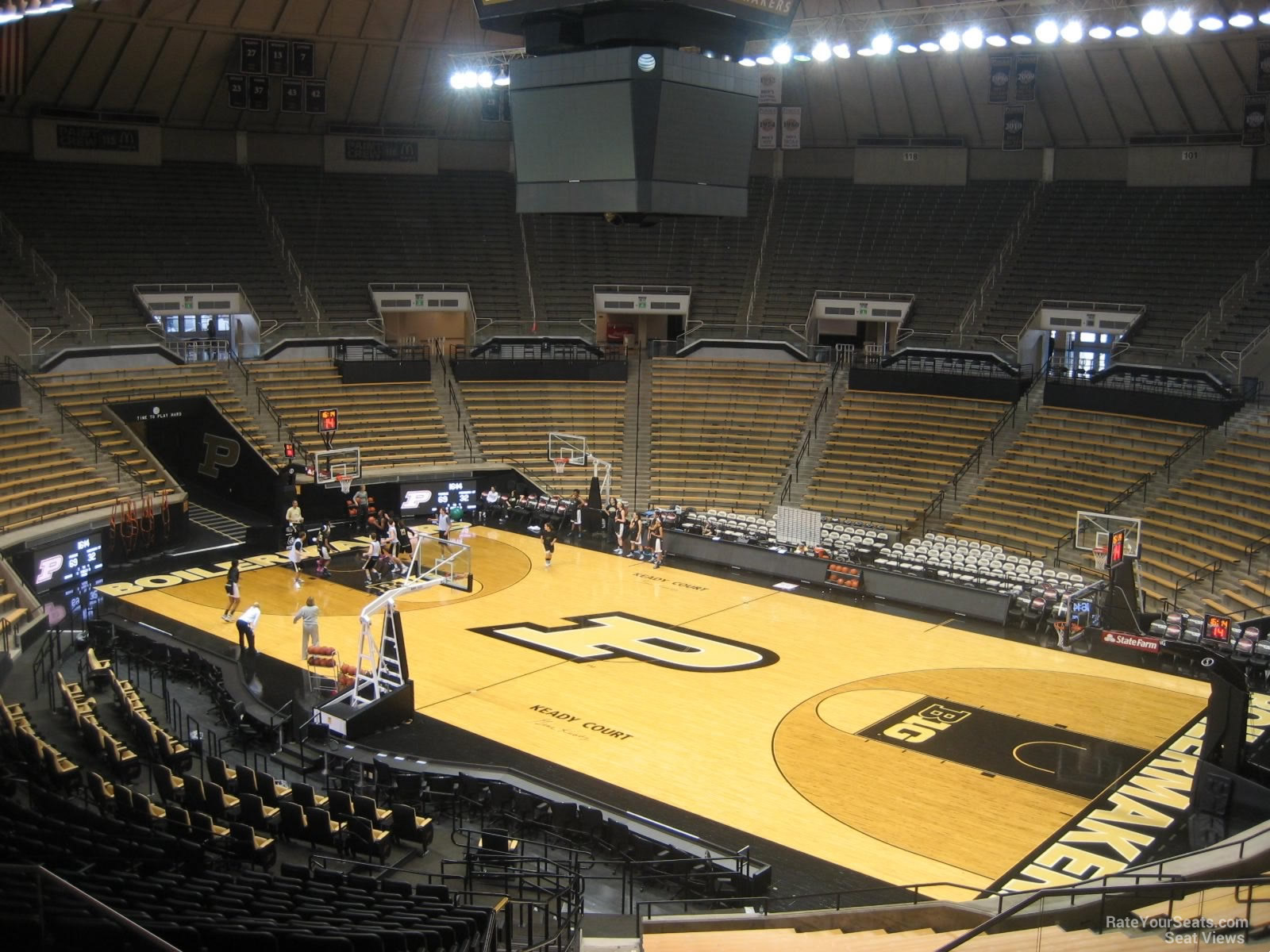 section 109, row 10 seat view  - mackey arena