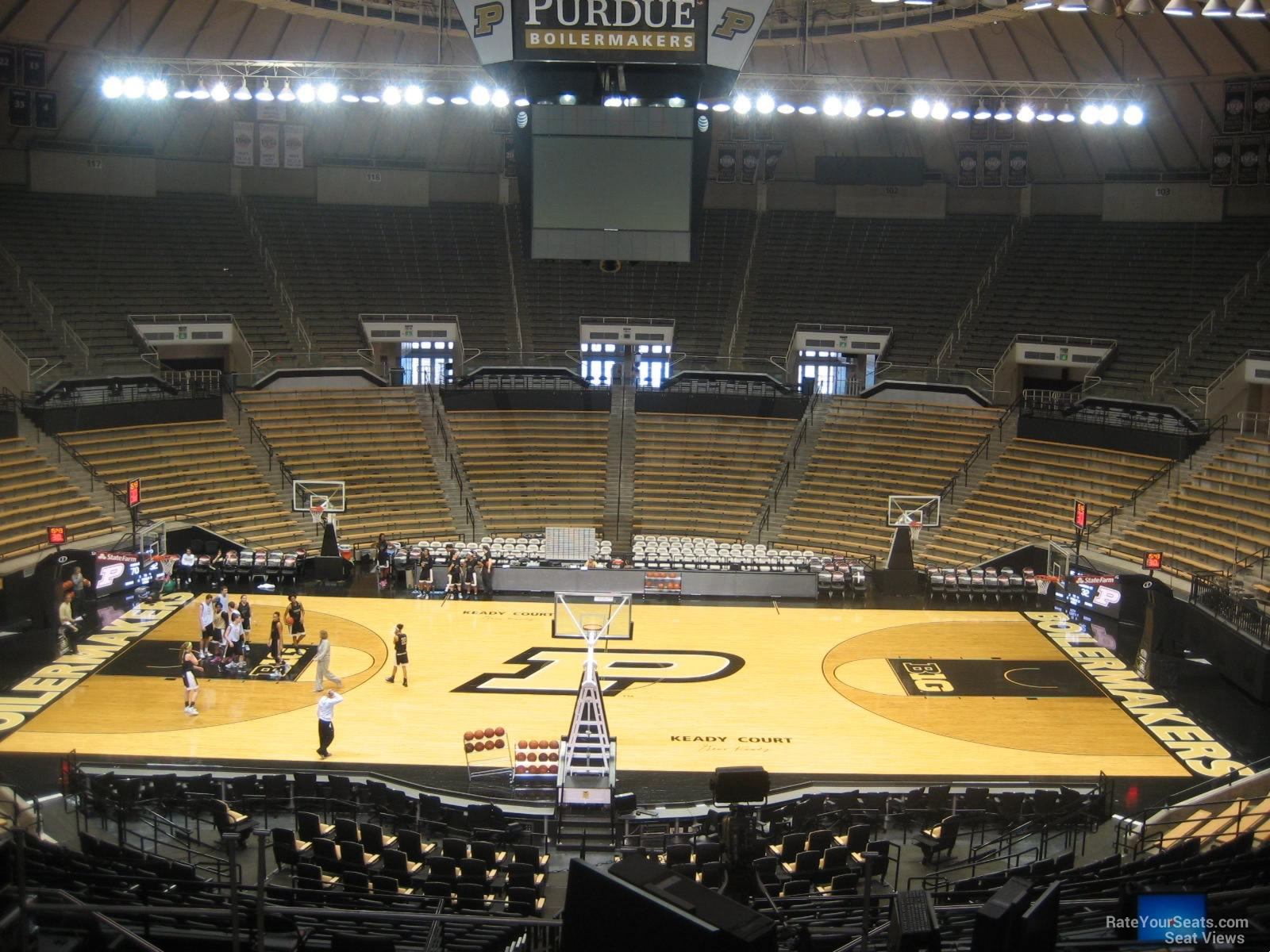 section 111, row 10 seat view  - mackey arena