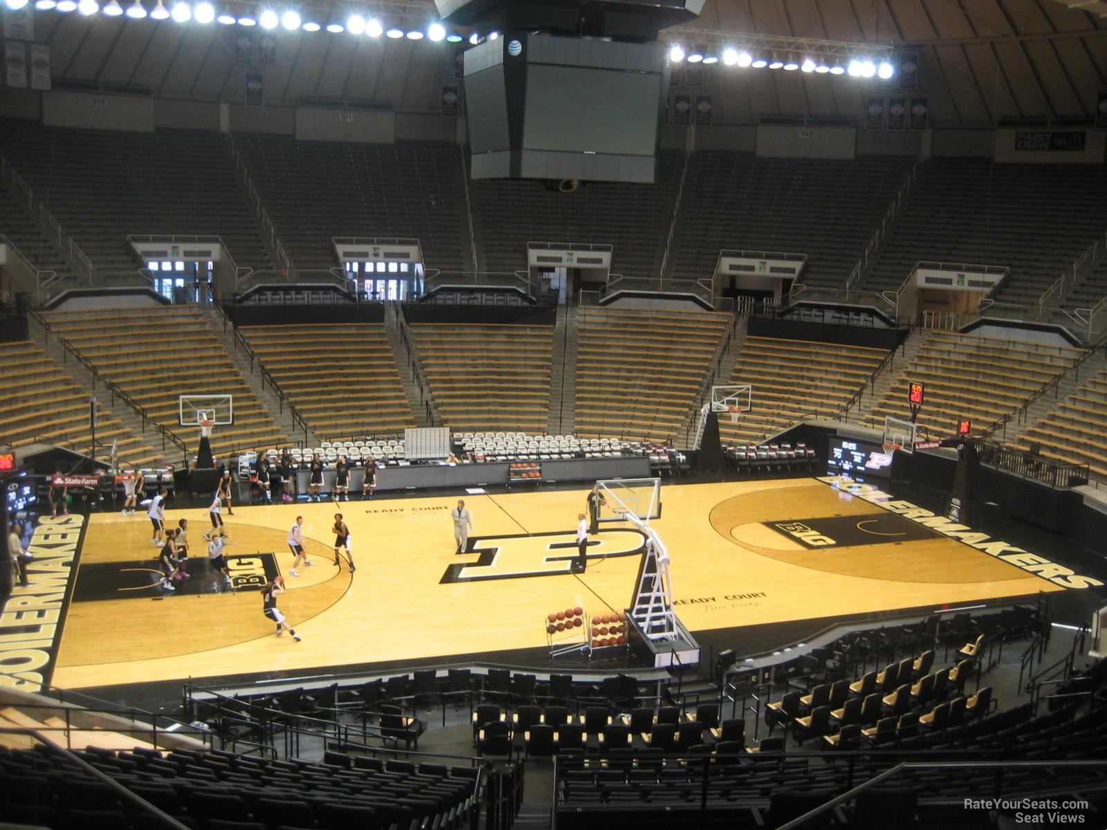 section 112, row 10 seat view  - mackey arena
