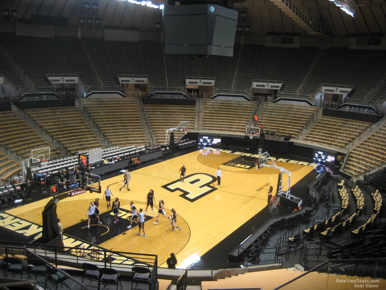 section 114, row 10 seat view  - mackey arena