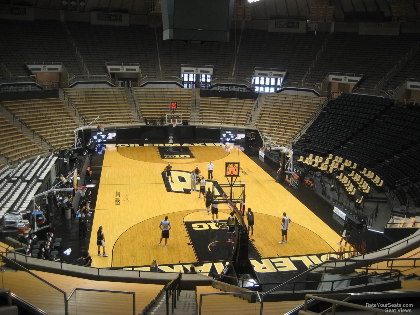 section 116, row 10 seat view  - mackey arena