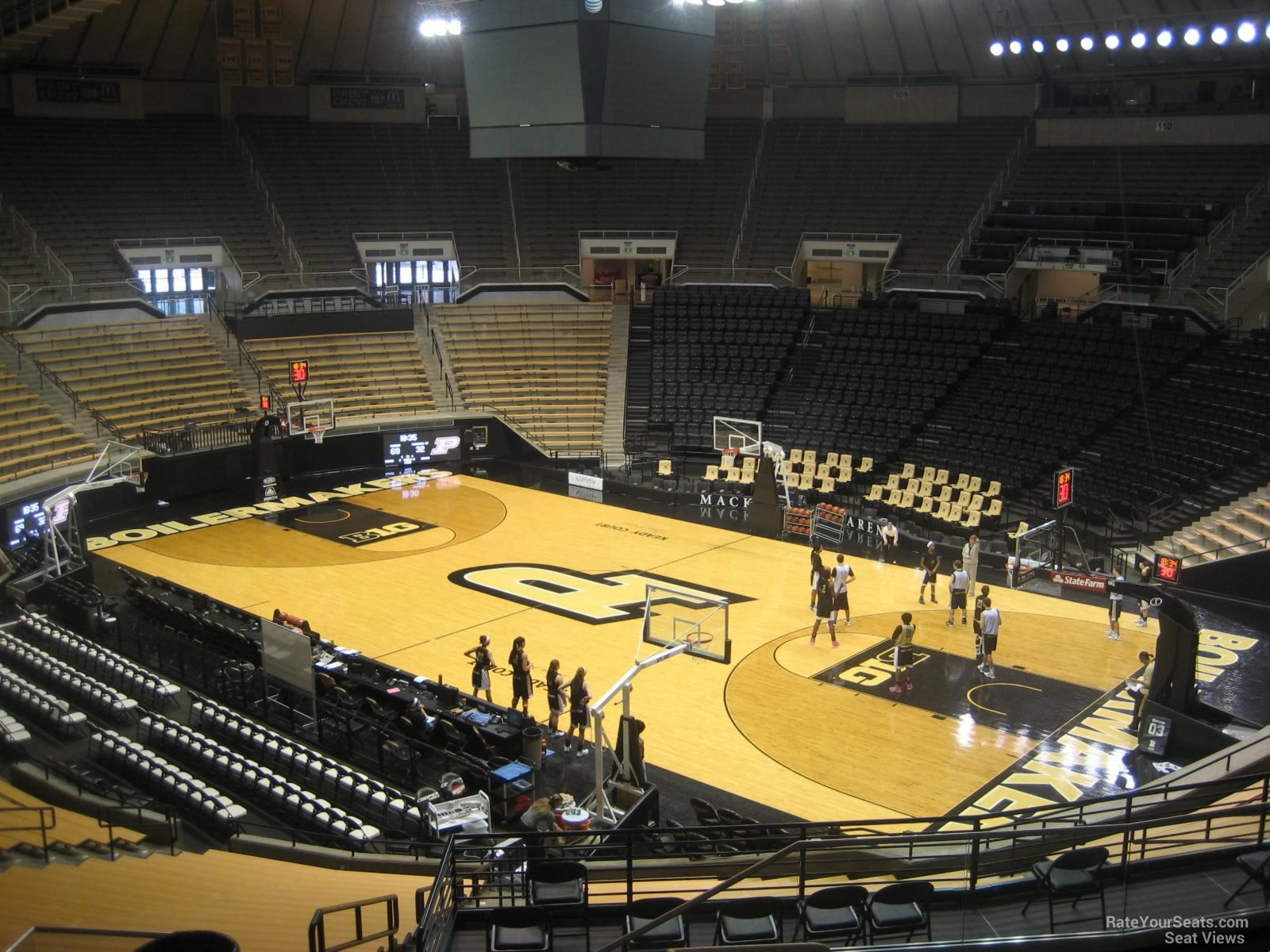 section 118, row 10 seat view  - mackey arena
