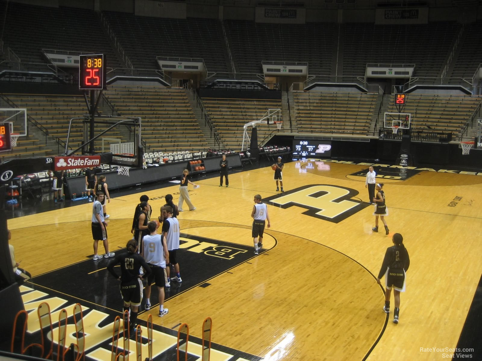 section 13, row 10 seat view  - mackey arena