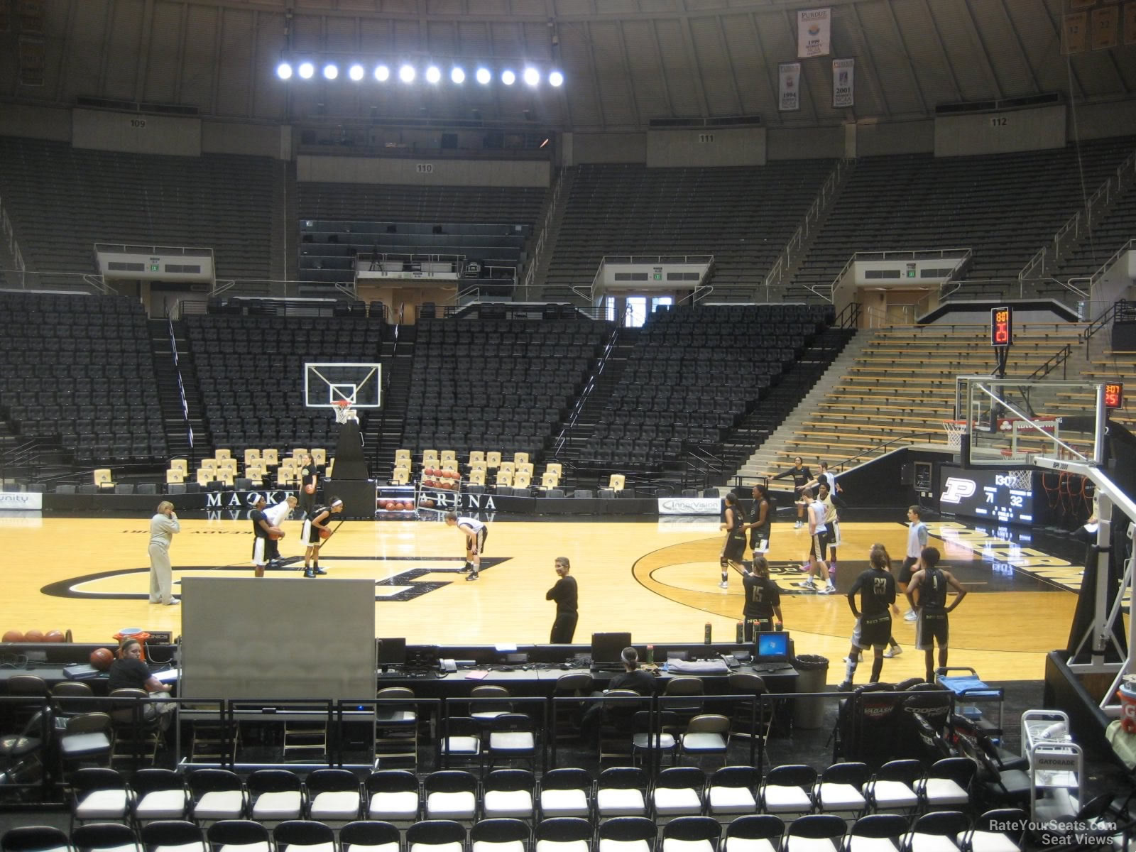 section 18, row 10 seat view  - mackey arena