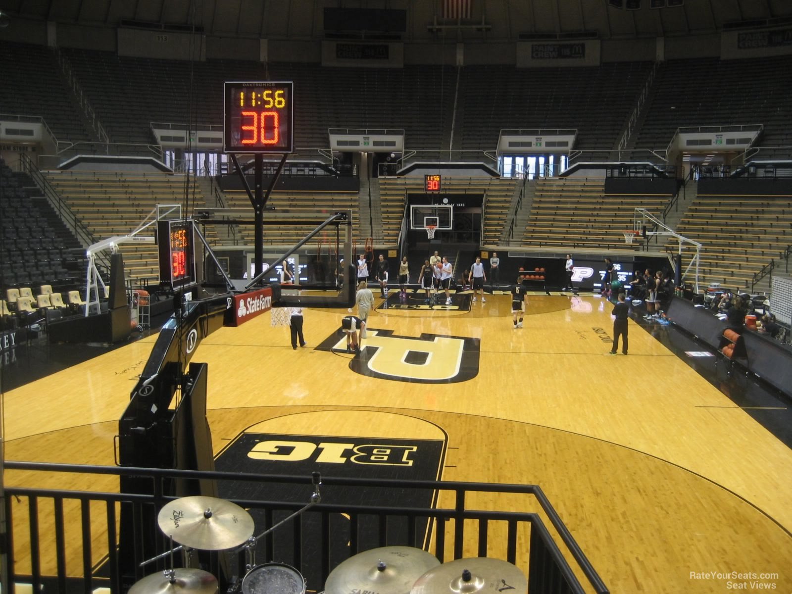 section 5, row 10 seat view  - mackey arena