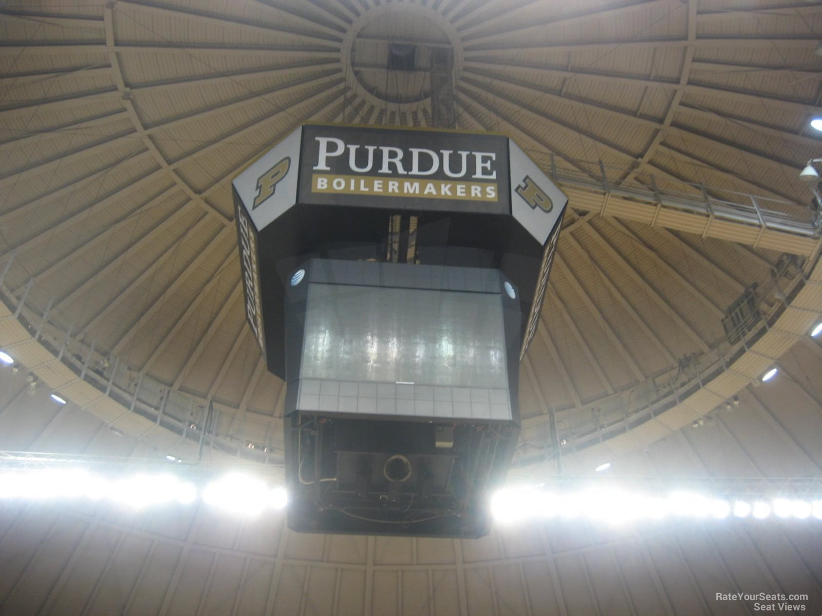 floor seat view  - mackey arena