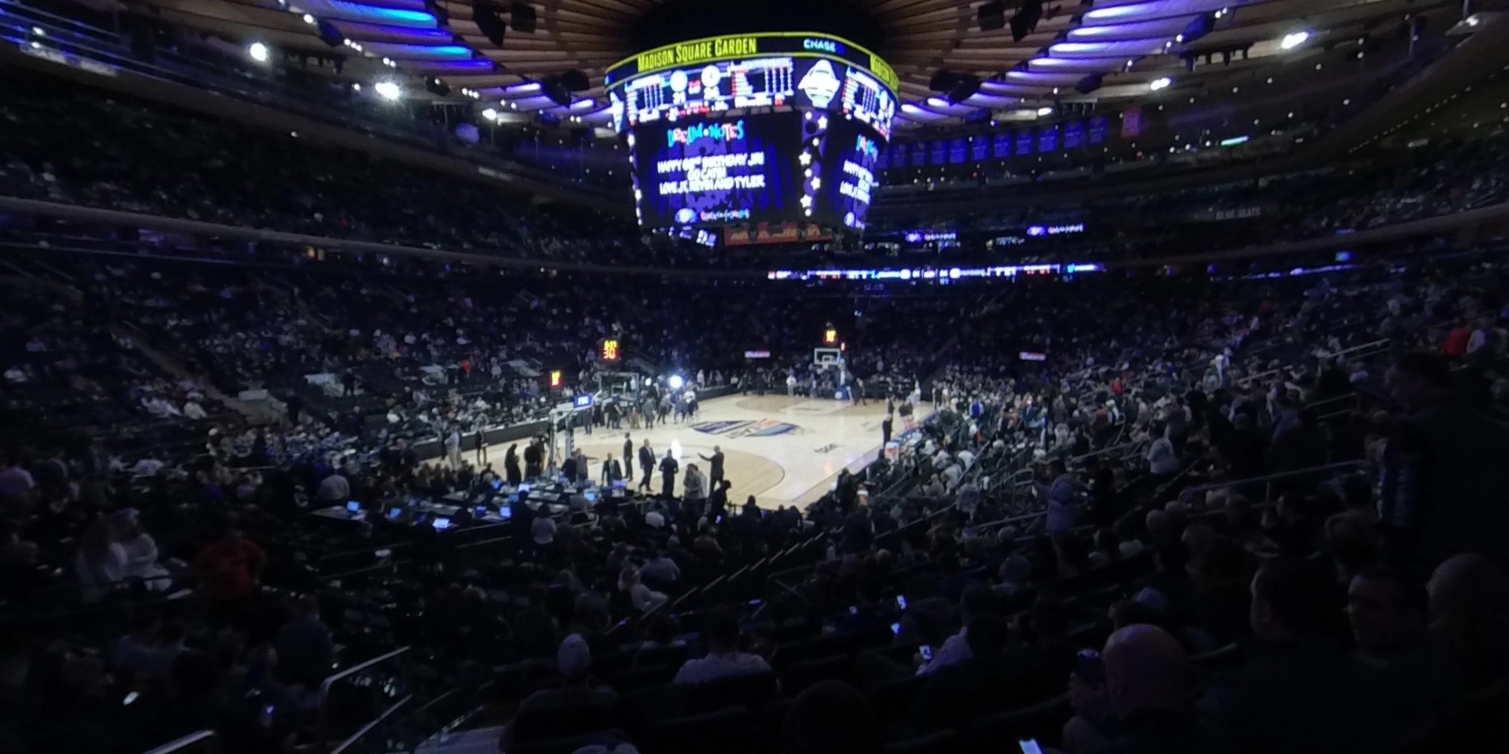 Inside View of Madison Square Garden