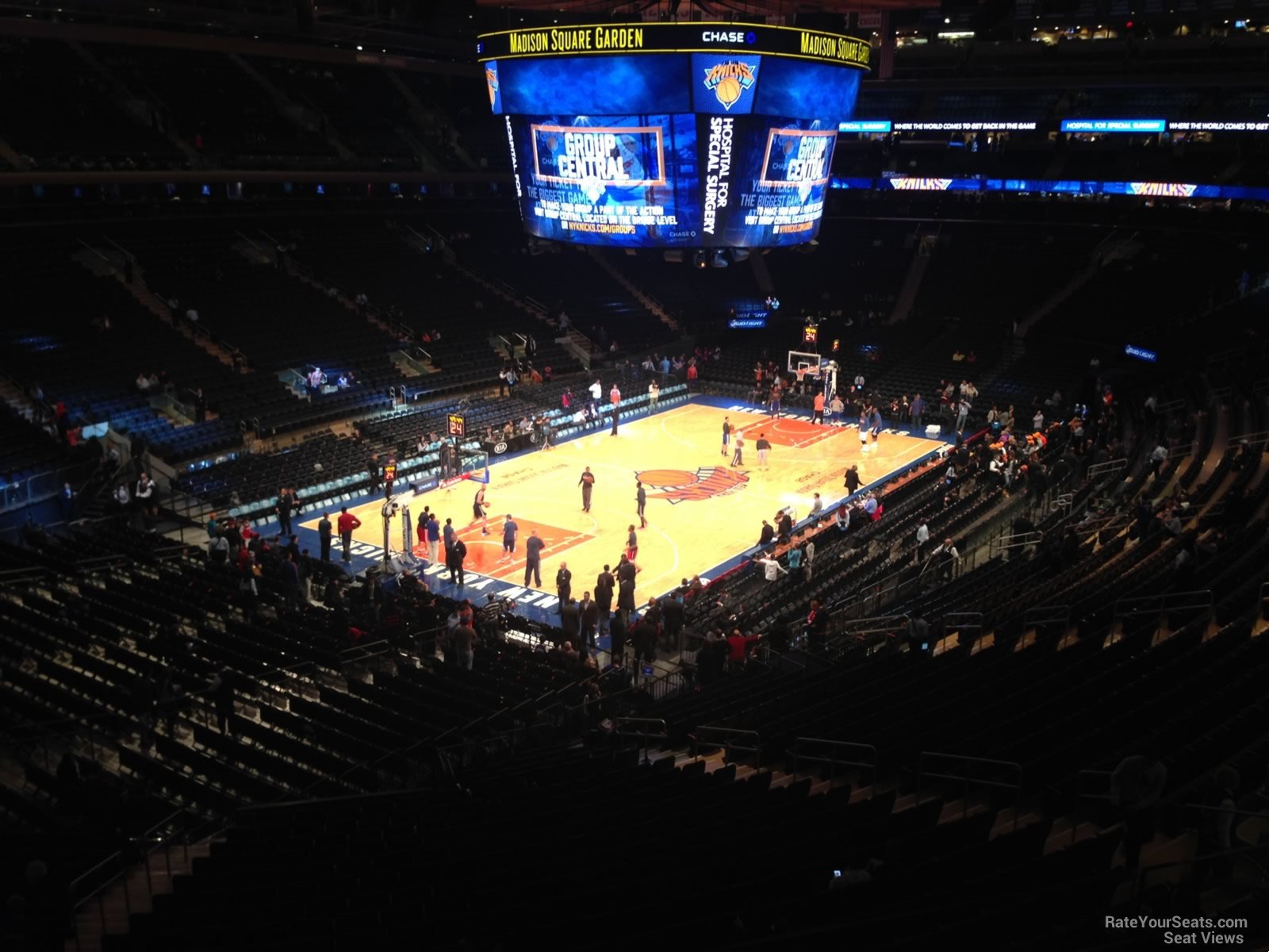 section 207, row 3 seat view  for basketball - madison square garden