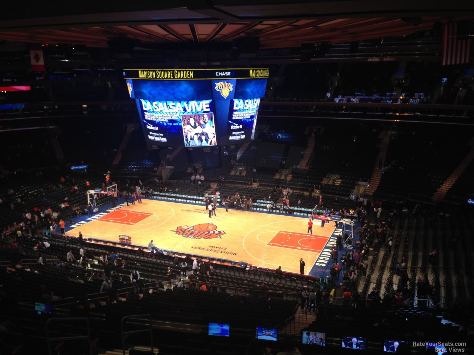 section 213, row 12 seat view  for basketball - madison square garden
