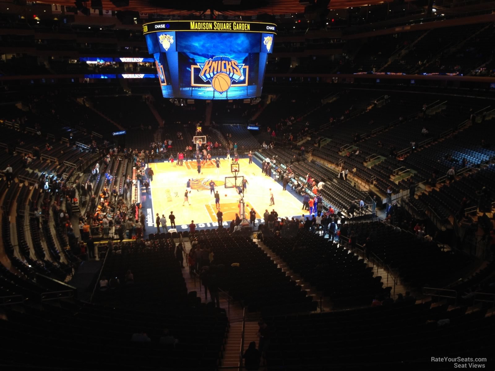 section 217, row 3 seat view  for basketball - madison square garden