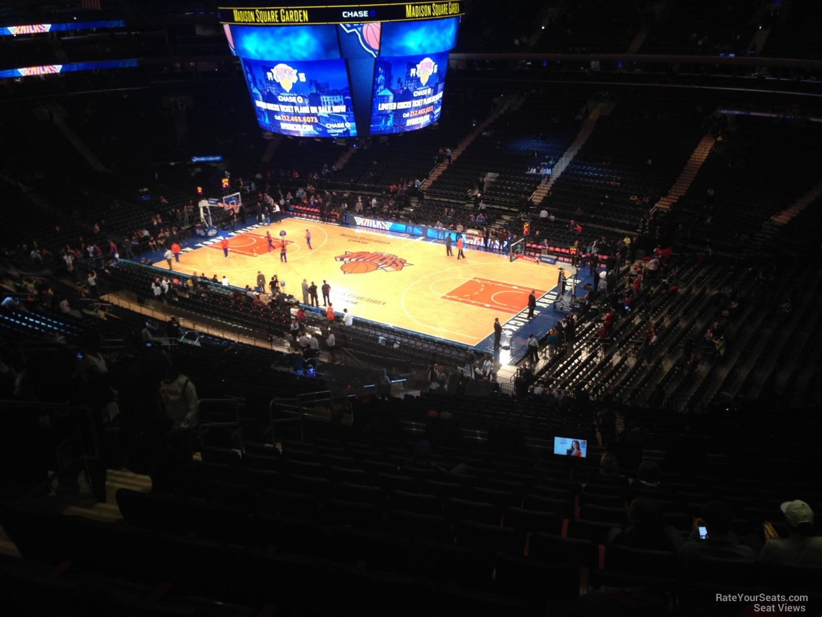 section 227, row 12 seat view  for basketball - madison square garden