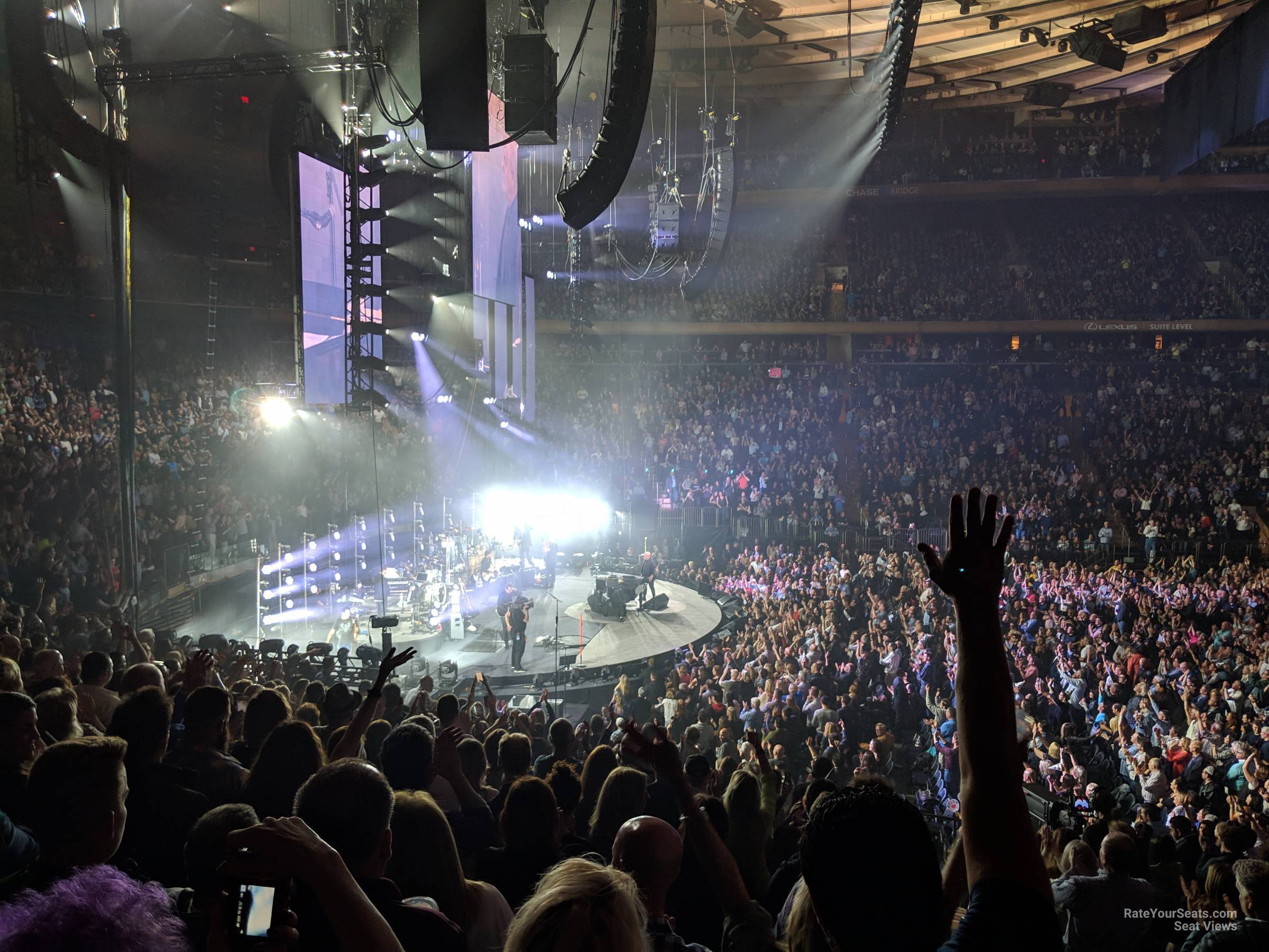 section 115, row 18 seat view  for concert - madison square garden