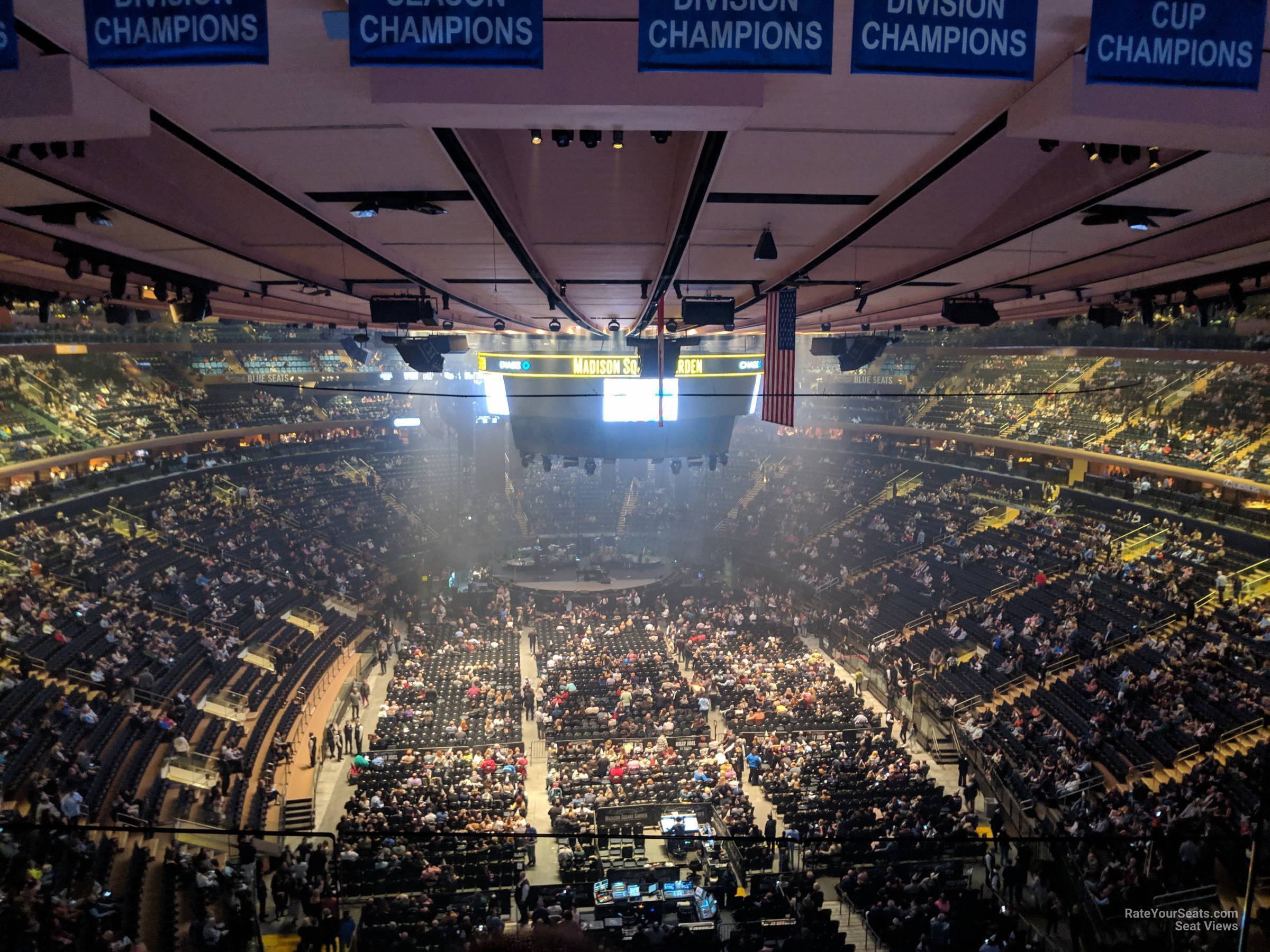 section 304, row 2 seat view  for concert - madison square garden