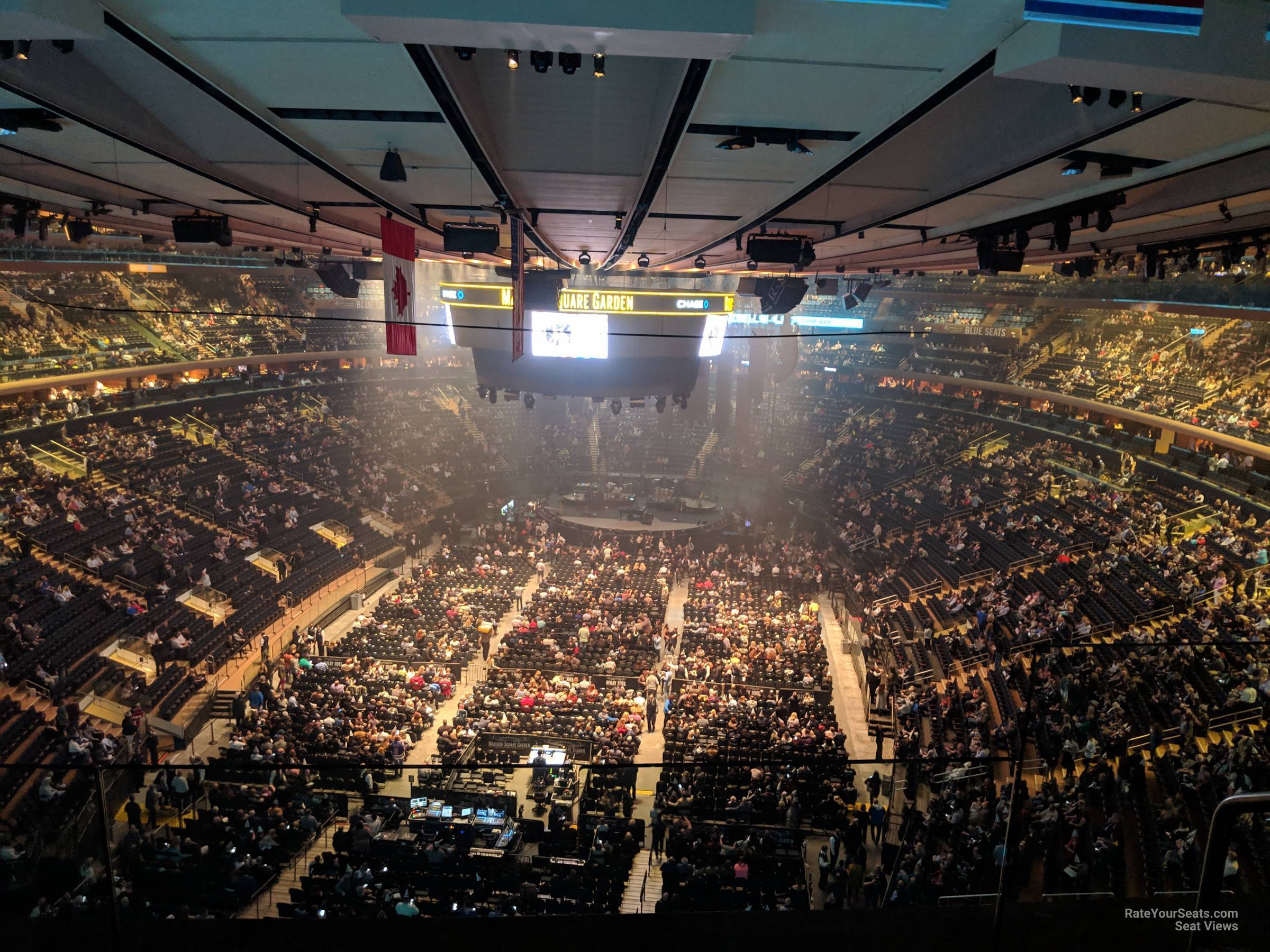 Square Garden Theater Seating Chart View