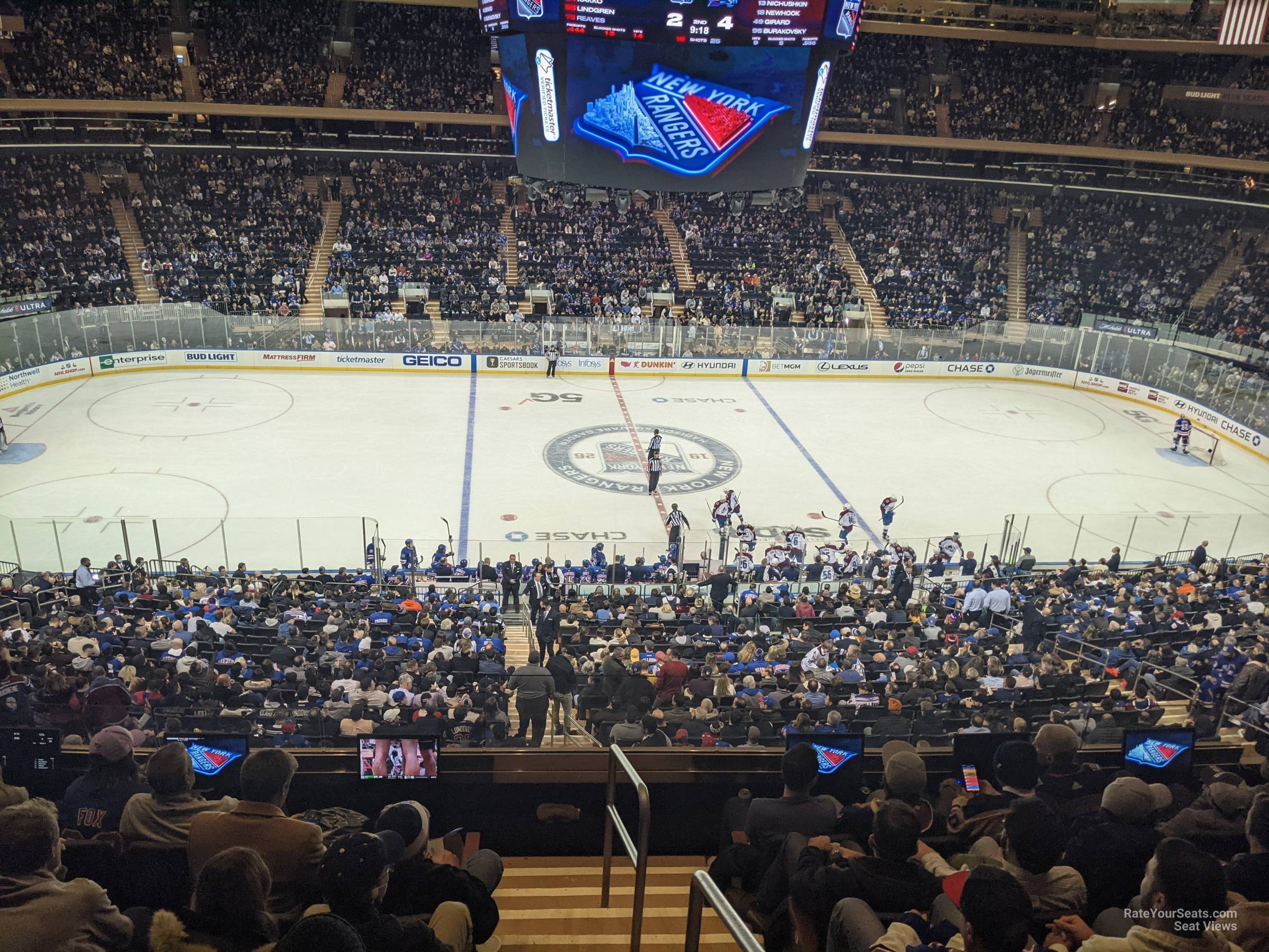 Square Garden Ice Hockey Seating Chart