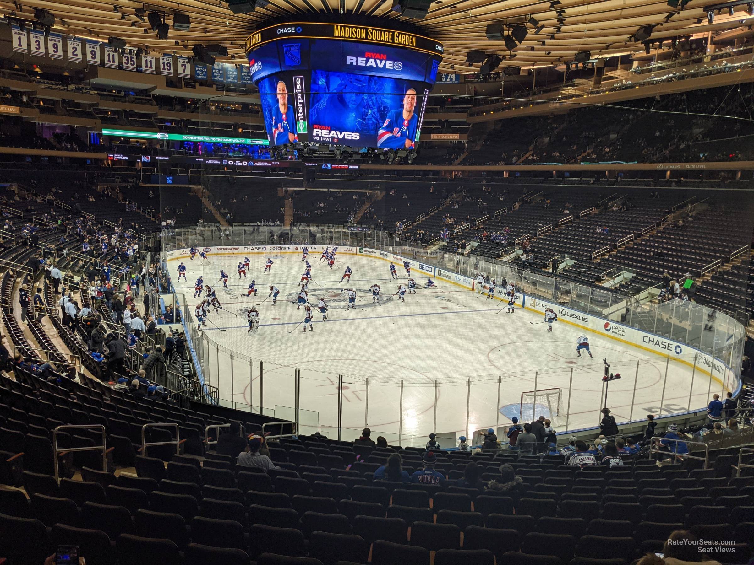 madison club 59 seat view  for hockey - madison square garden