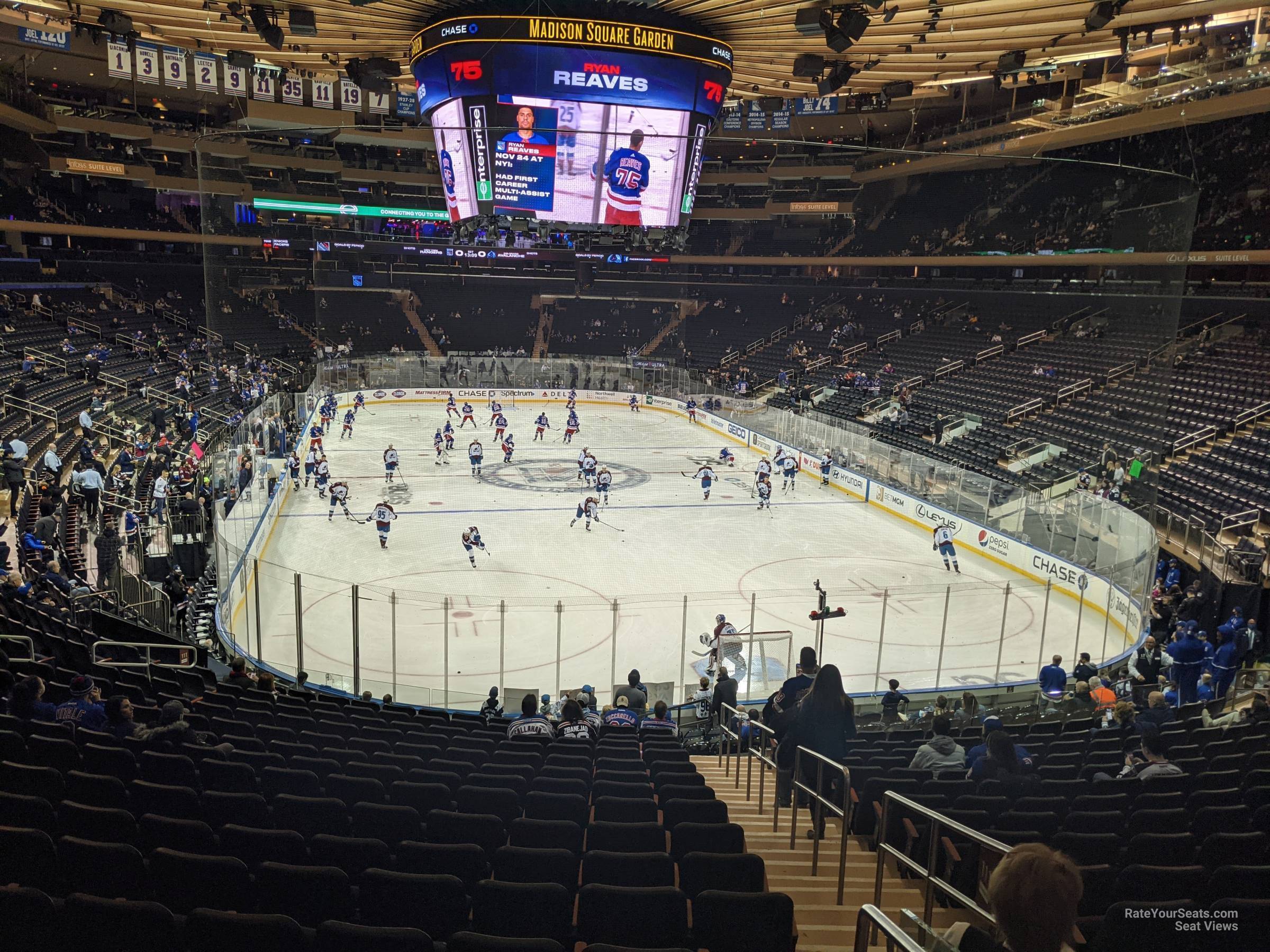 madison club 61 seat view  for hockey - madison square garden