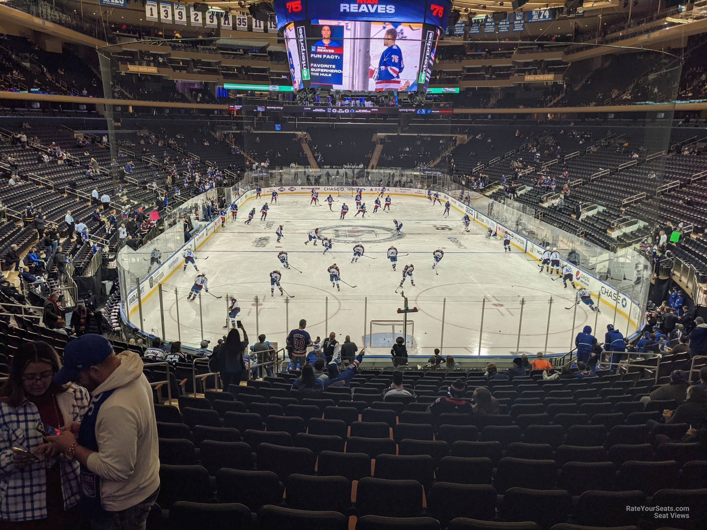 madison club 62 seat view  for hockey - madison square garden