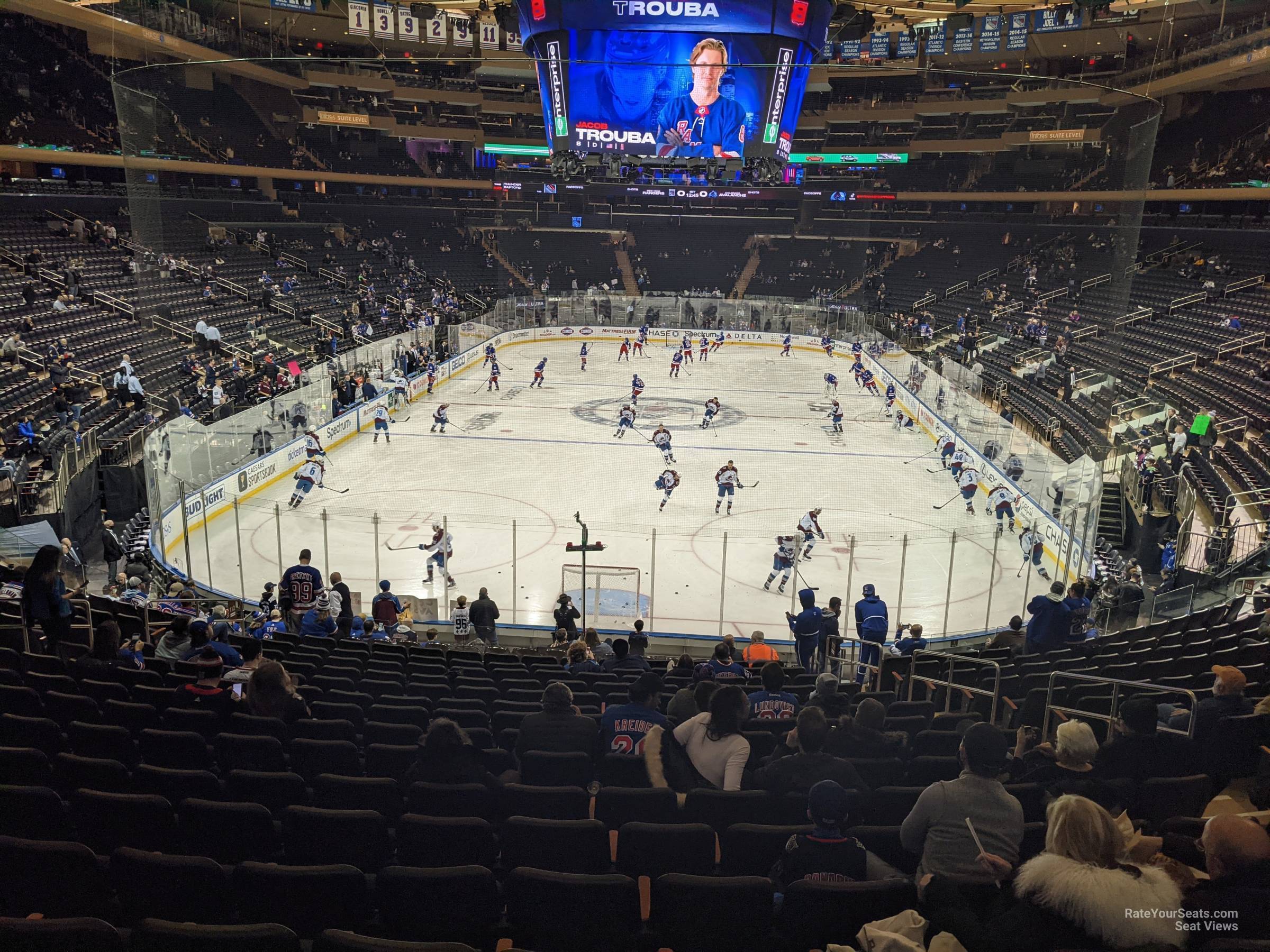 madison club 63 seat view  for hockey - madison square garden