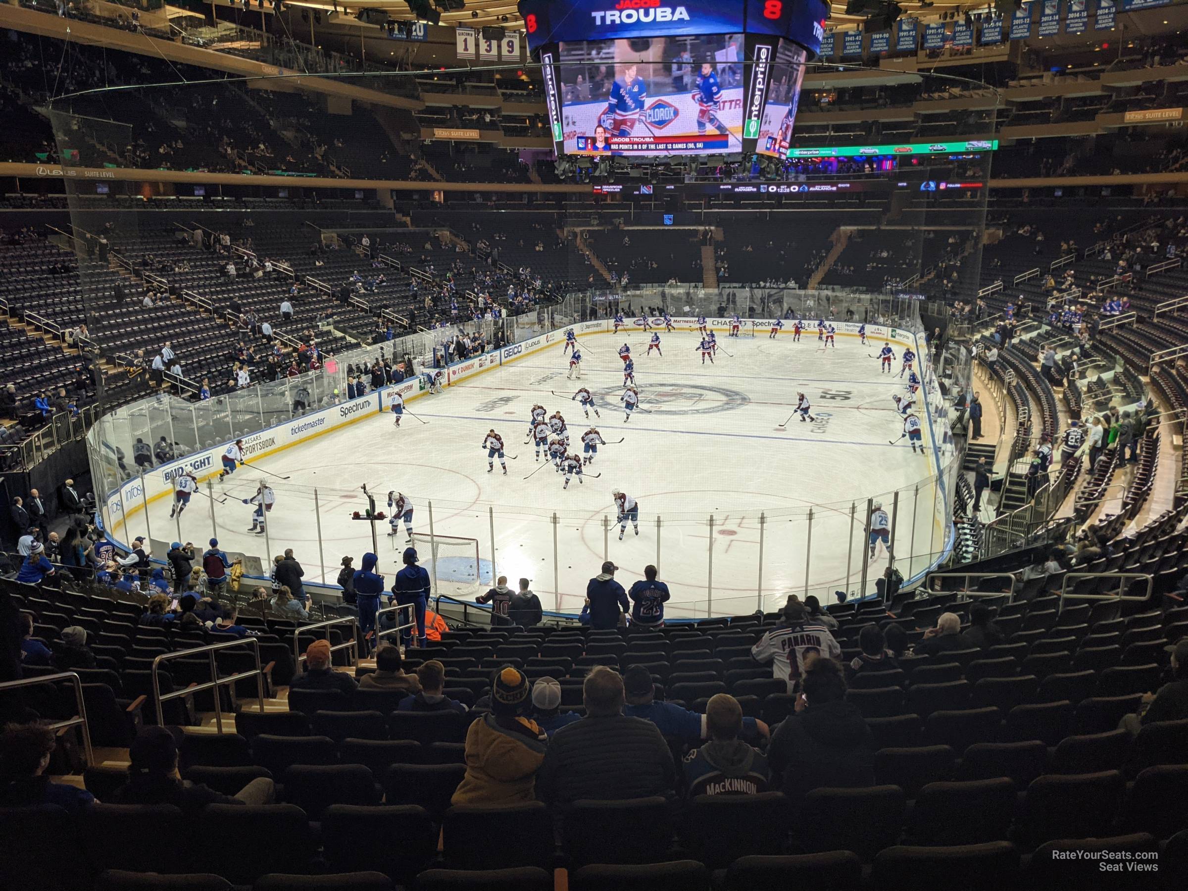 madison club 65 seat view  for hockey - madison square garden