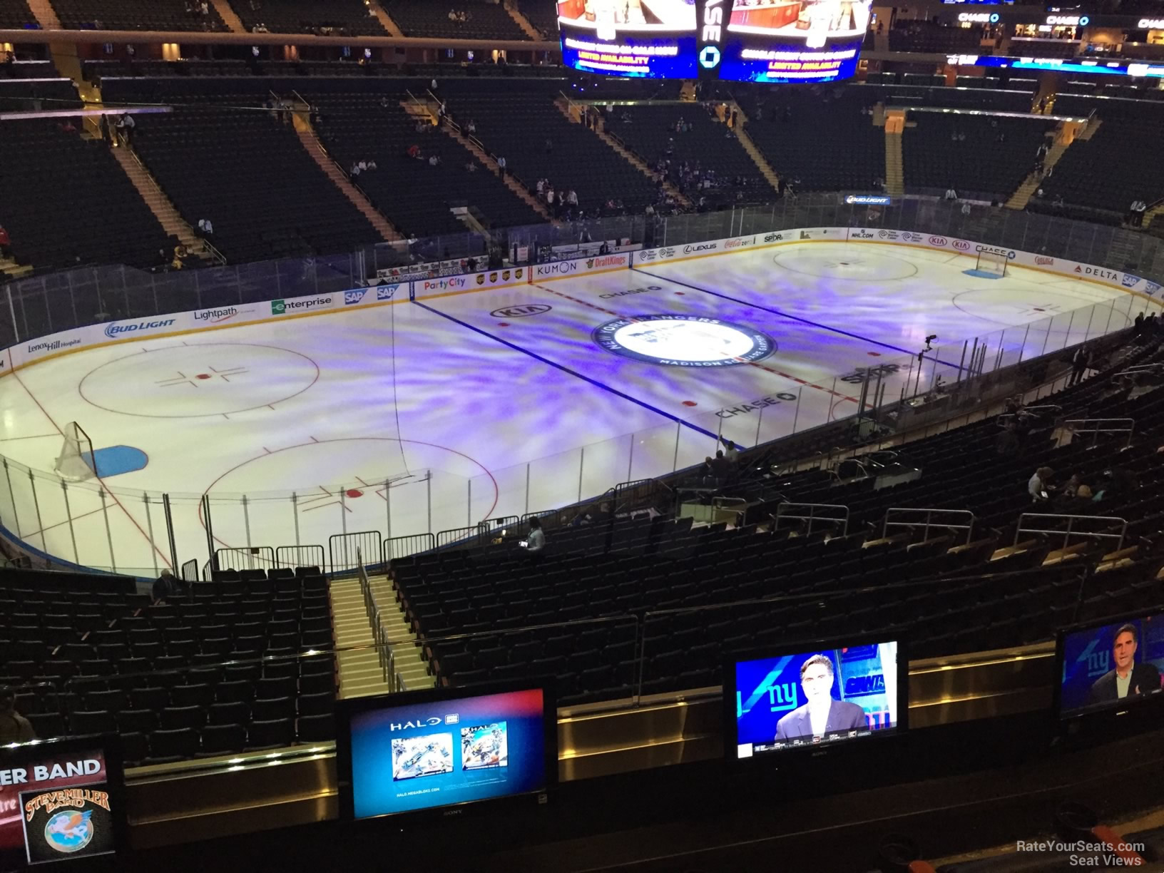 Madison Square Garden Rangers Seating Chart