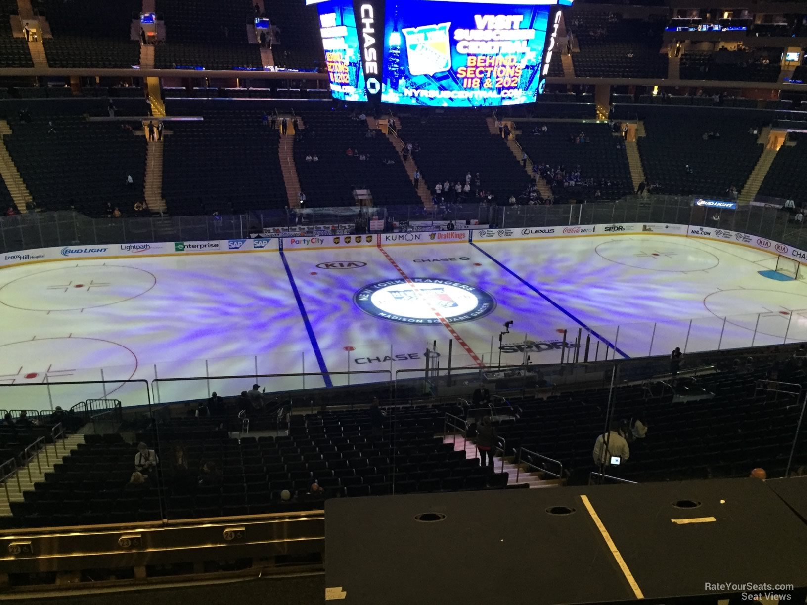 Section 223 at Madison Square Garden