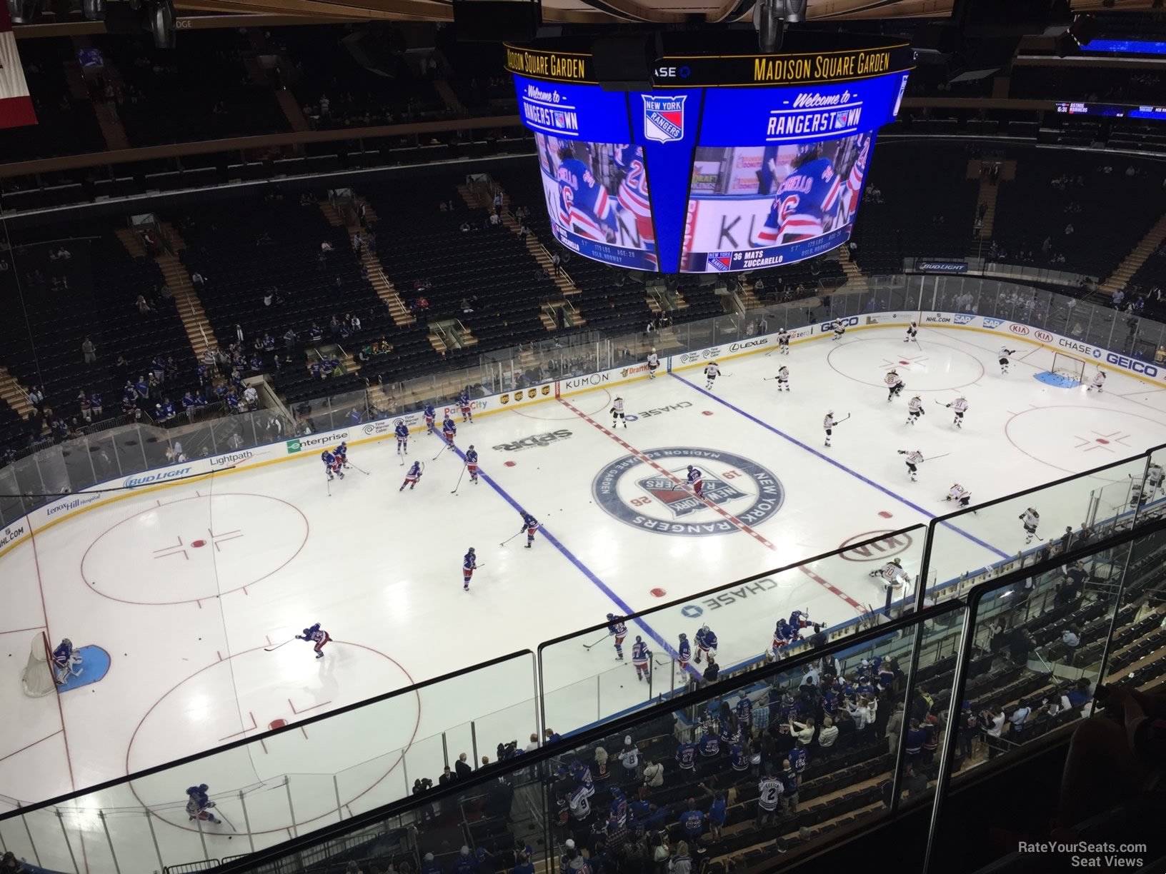 section 311 seat view  for hockey - madison square garden