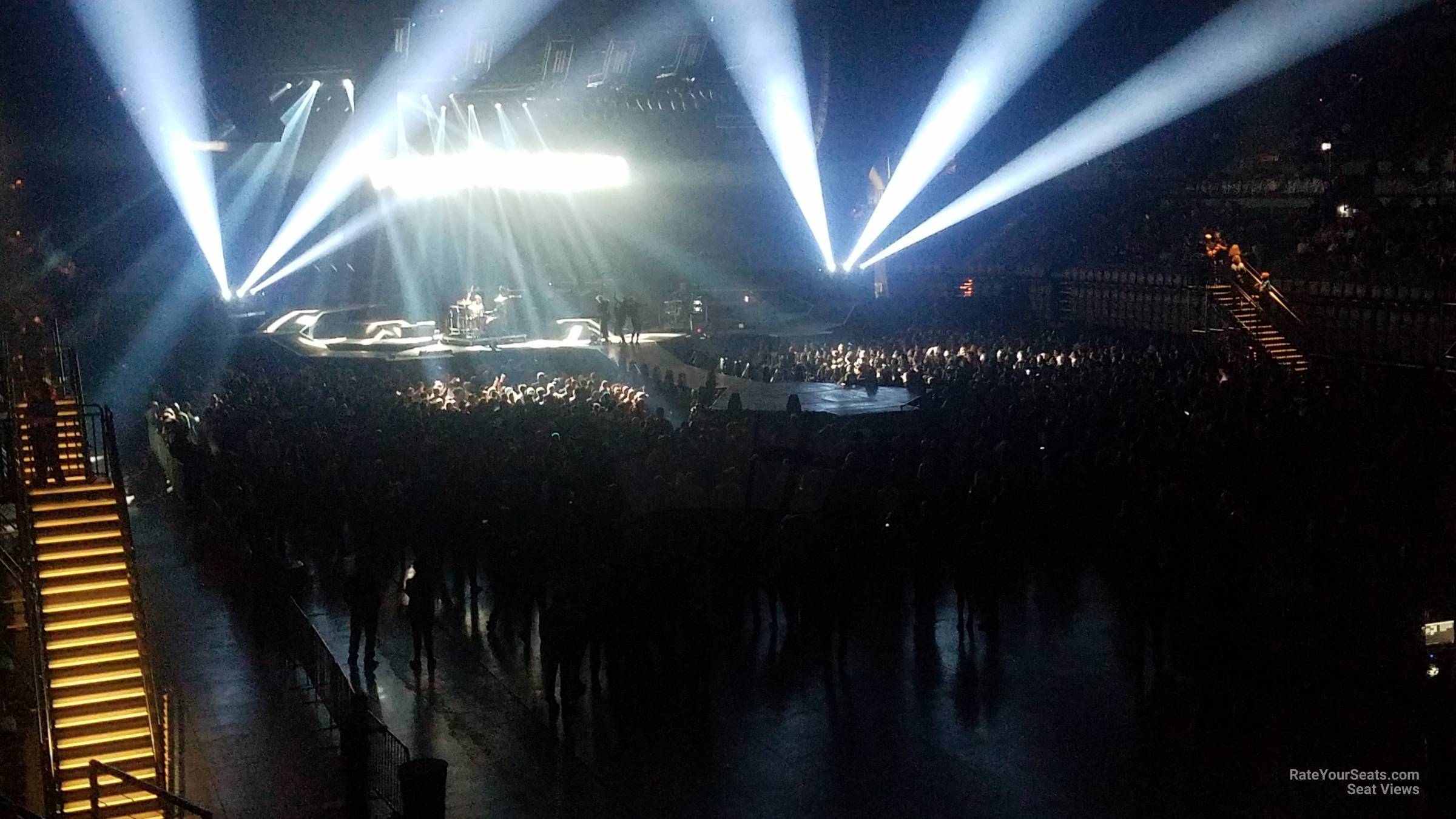 section 109 seat view  for concert - michelob ultra arena