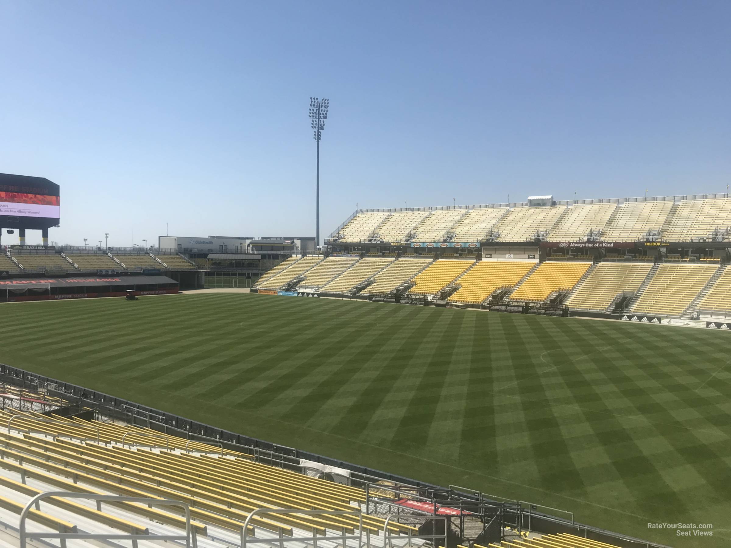 section 101, row 24 seat view  - historic crew stadium