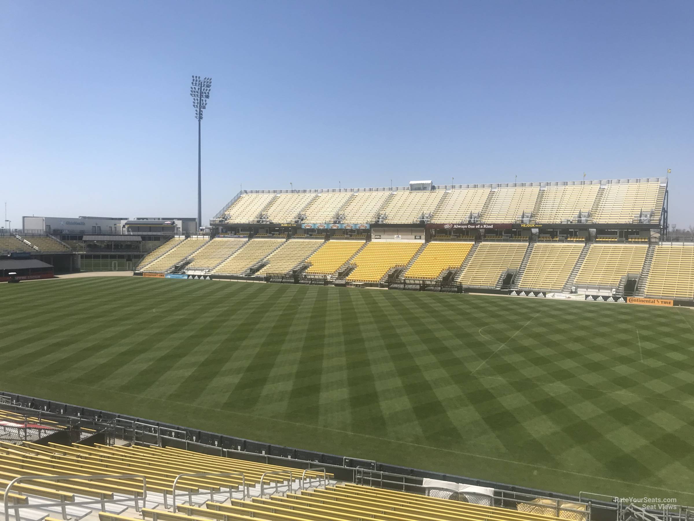 section 102, row 24 seat view  for soccer - historic crew stadium