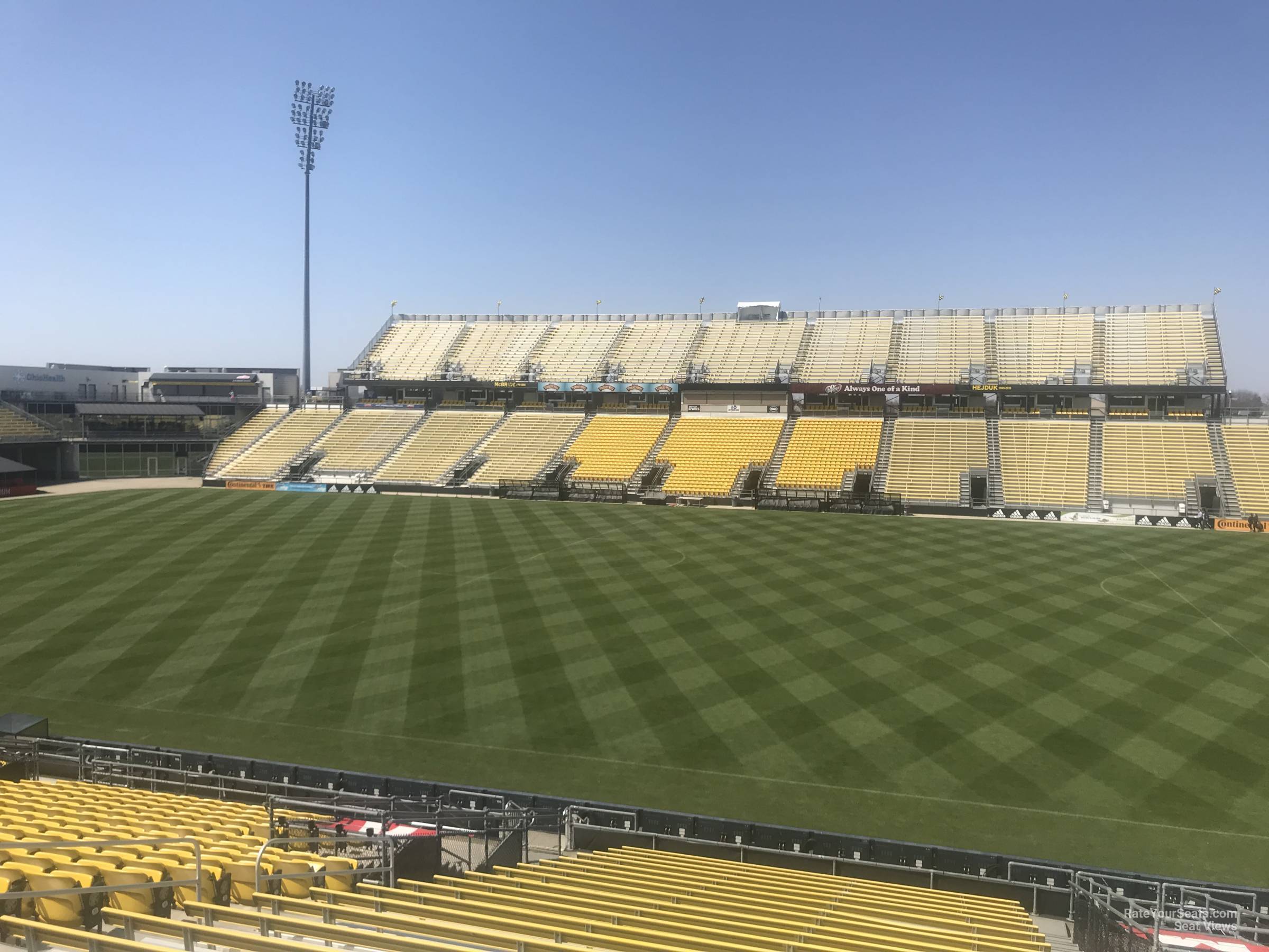 section 104, row 24 seat view  - historic crew stadium