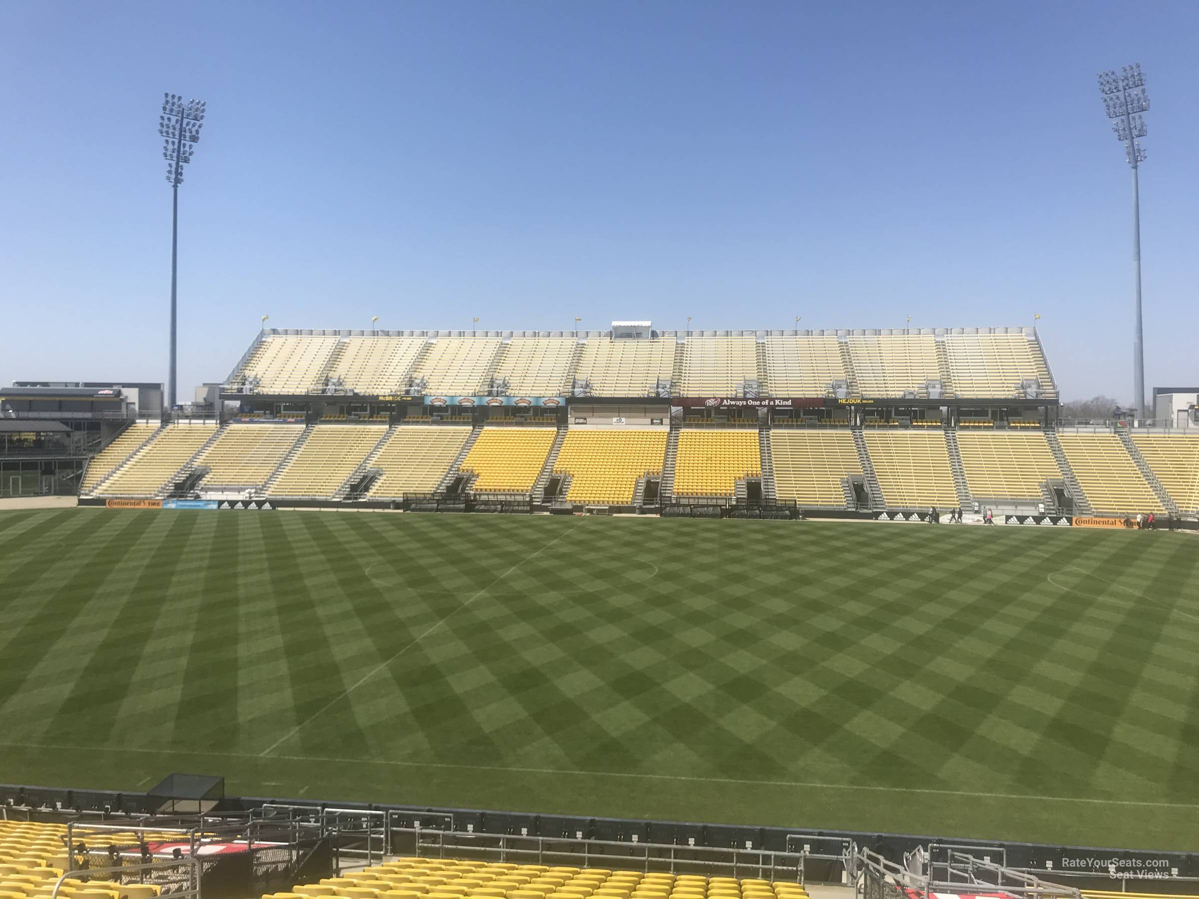view from Section 105 