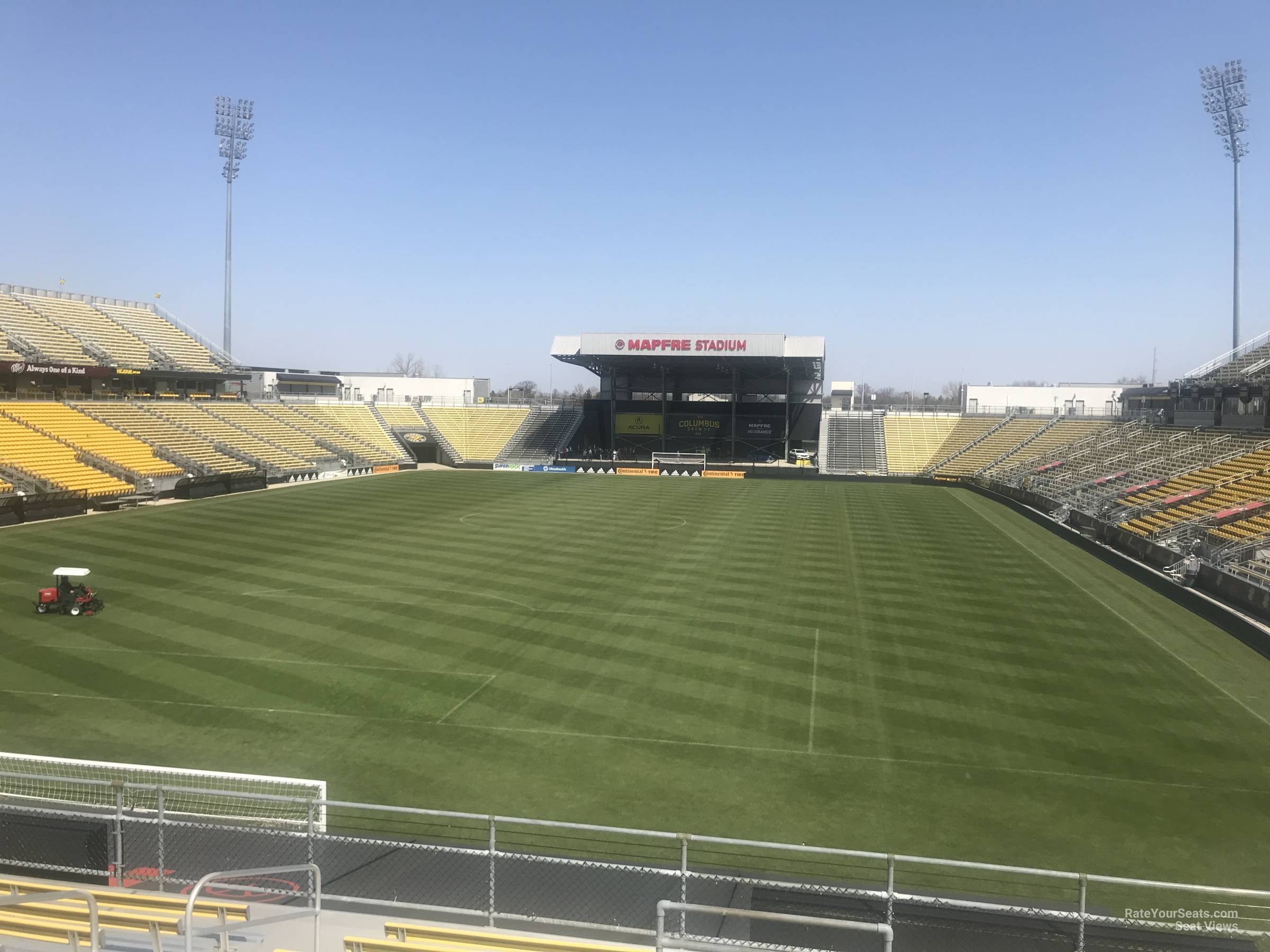 section 114, row 24 seat view  for soccer - historic crew stadium