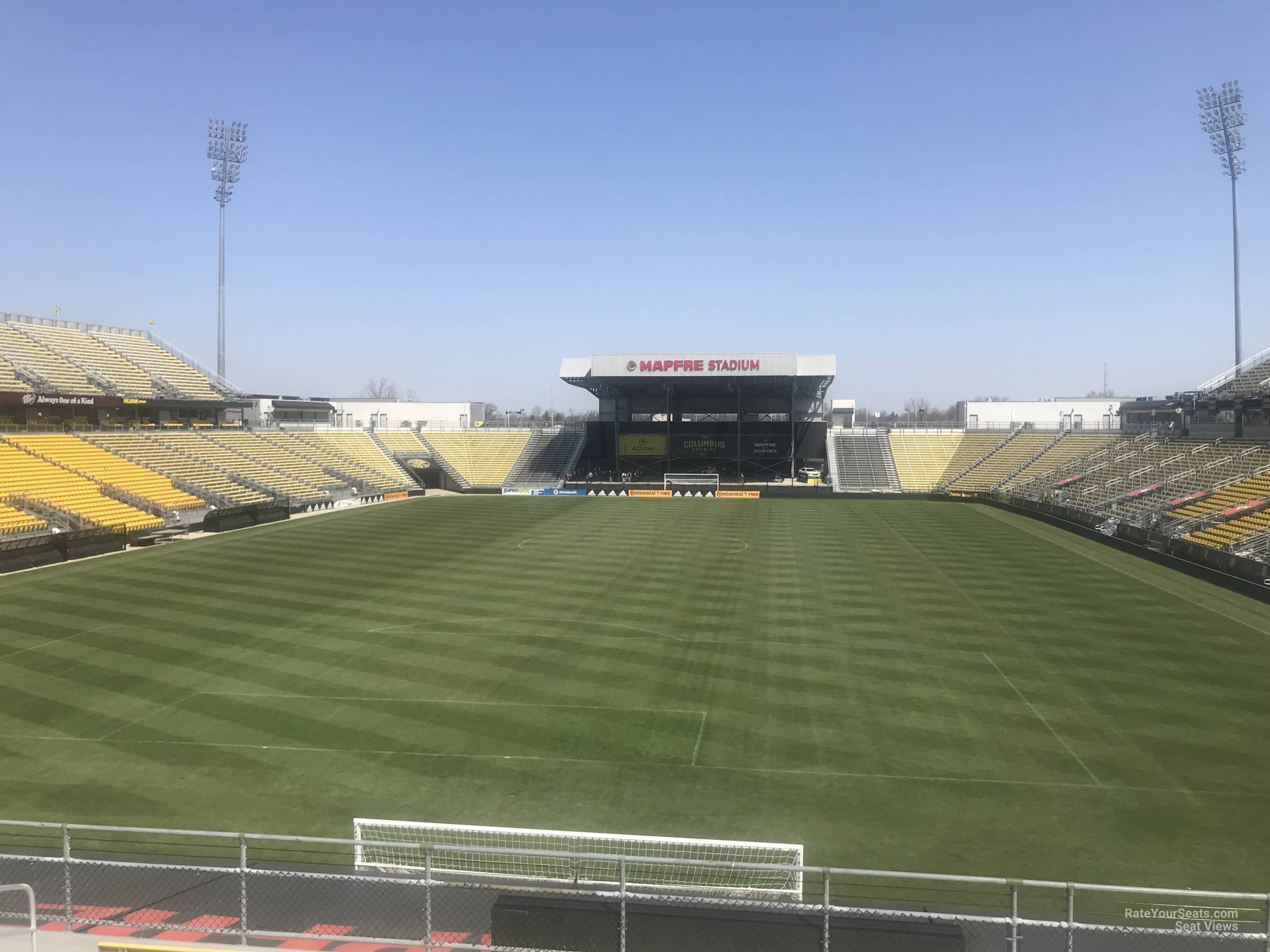 section 115, row 24 seat view  for soccer - historic crew stadium