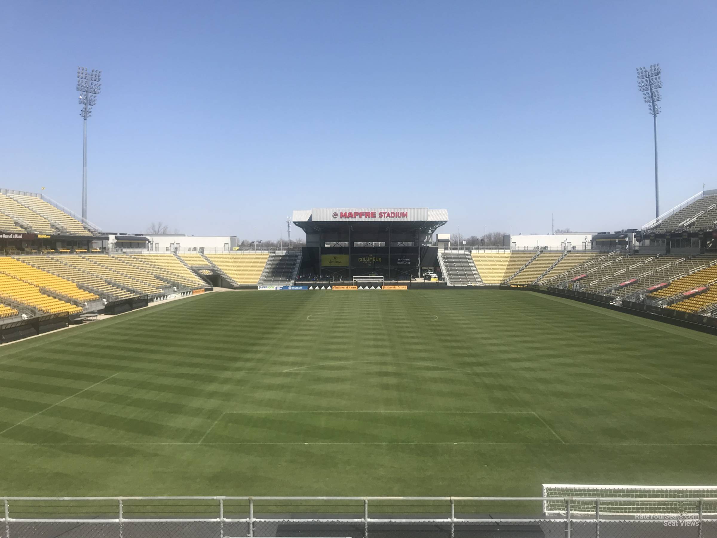 section 116, row 24 seat view  for soccer - historic crew stadium