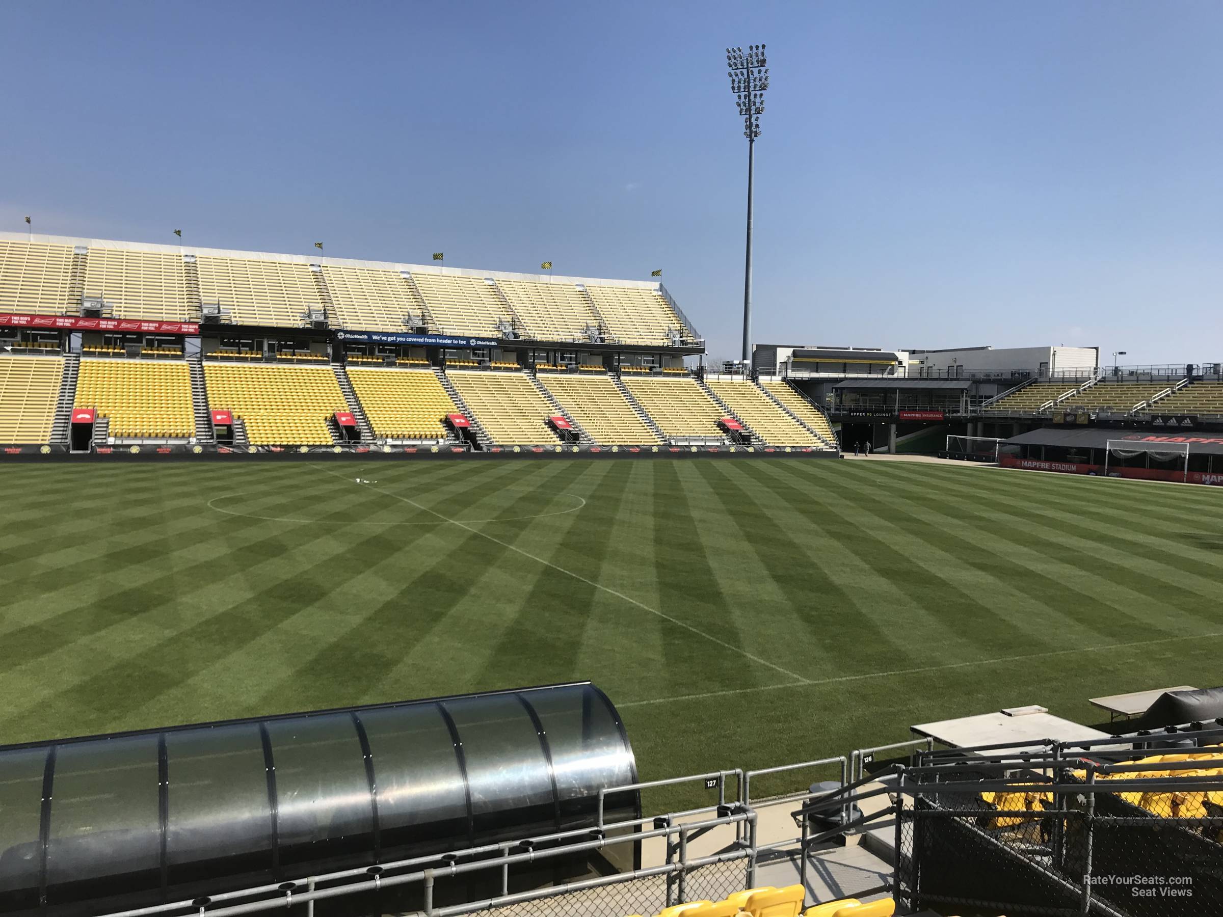 section 127, row 11 seat view  for soccer - historic crew stadium