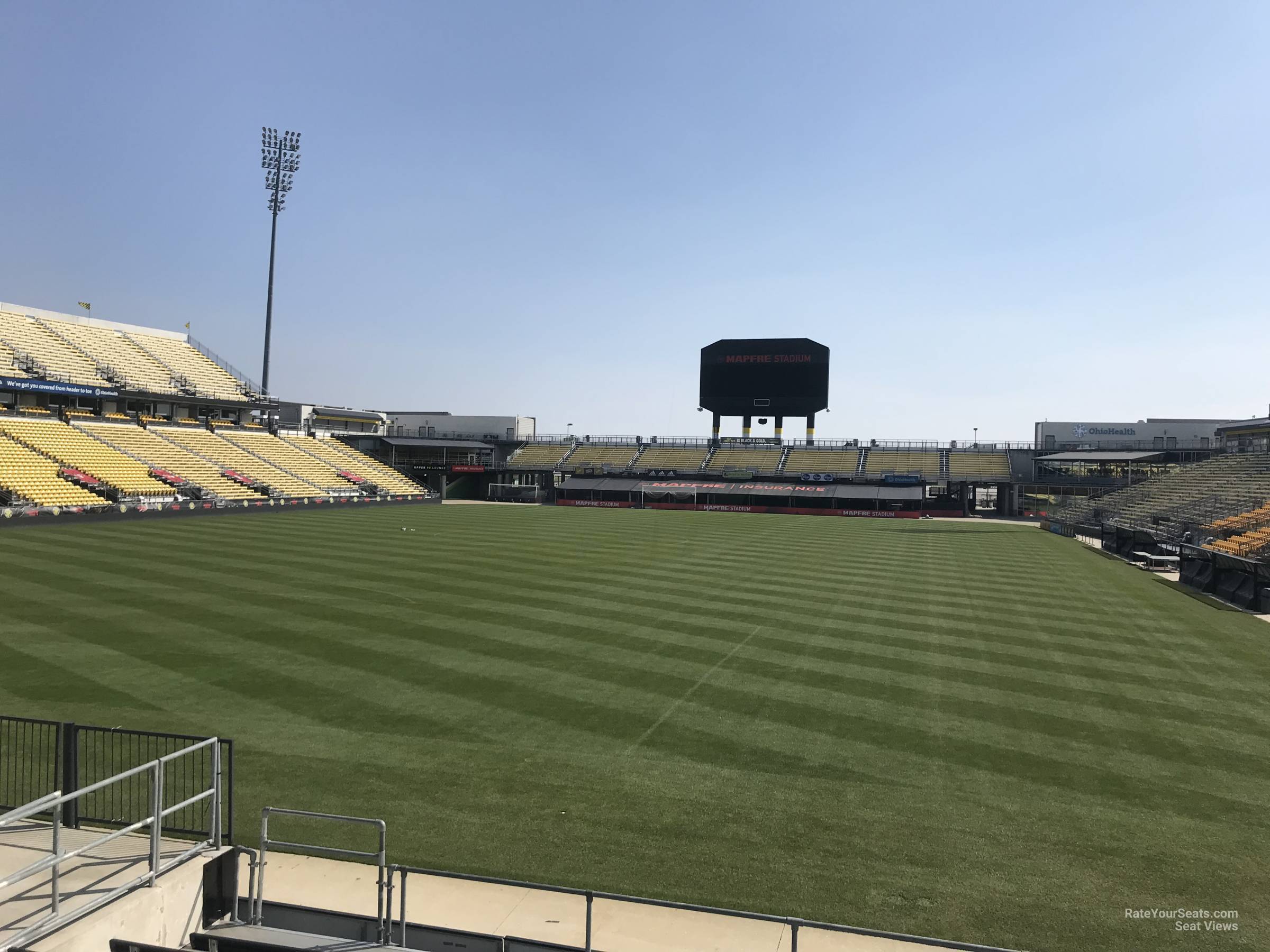 section 135, row 11 seat view  for soccer - historic crew stadium