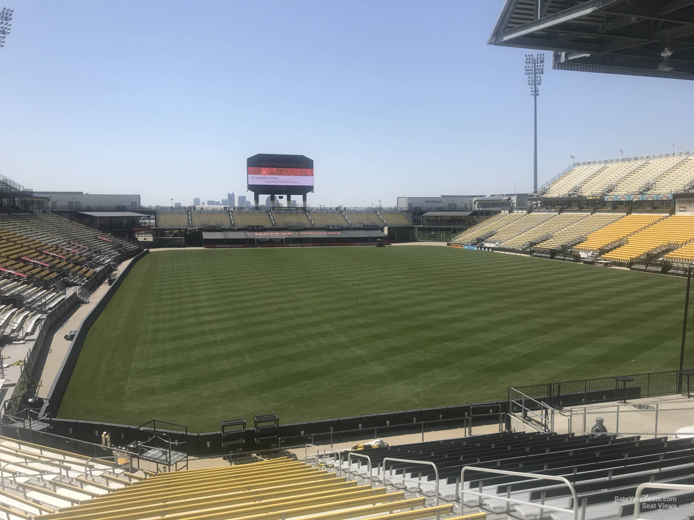 section 140, row 24 seat view  - historic crew stadium