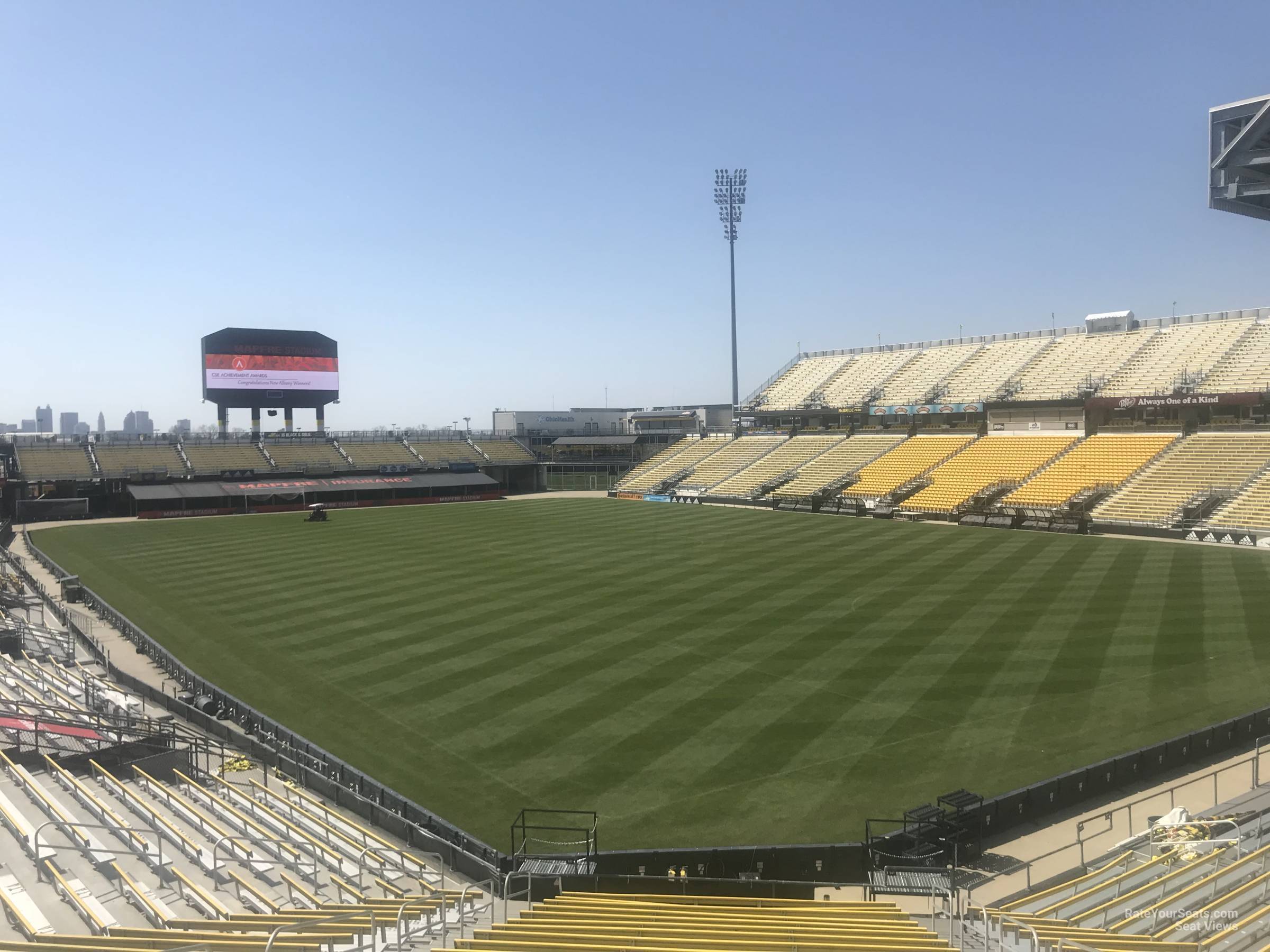 section 141, row 24 seat view  for soccer - historic crew stadium
